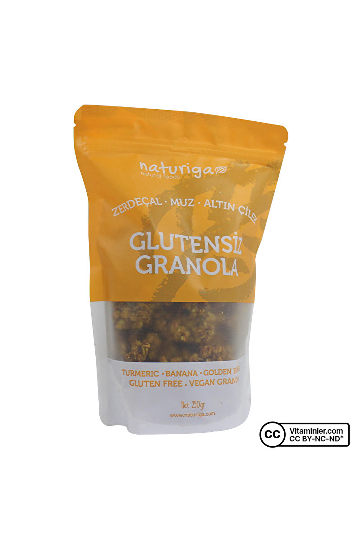 Gluten Free Granola Turmeric Golden Strawberry 250 Gr – UNFLAVOURED