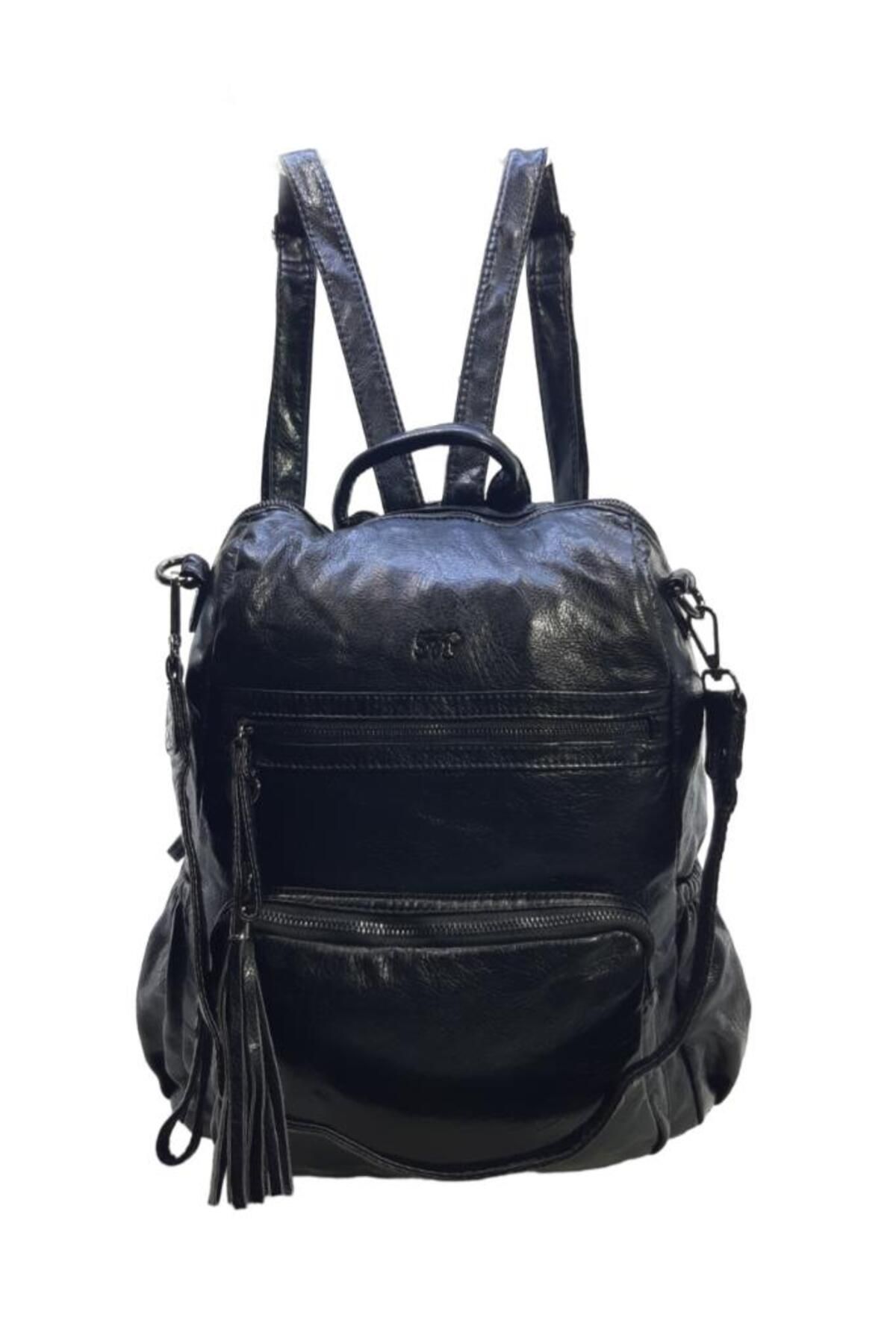 Baginn Rucsac De Damă Y.s.leather Piele Artificială Utilizare Funcțională Umăr Și Rucsac Femeie - One Size