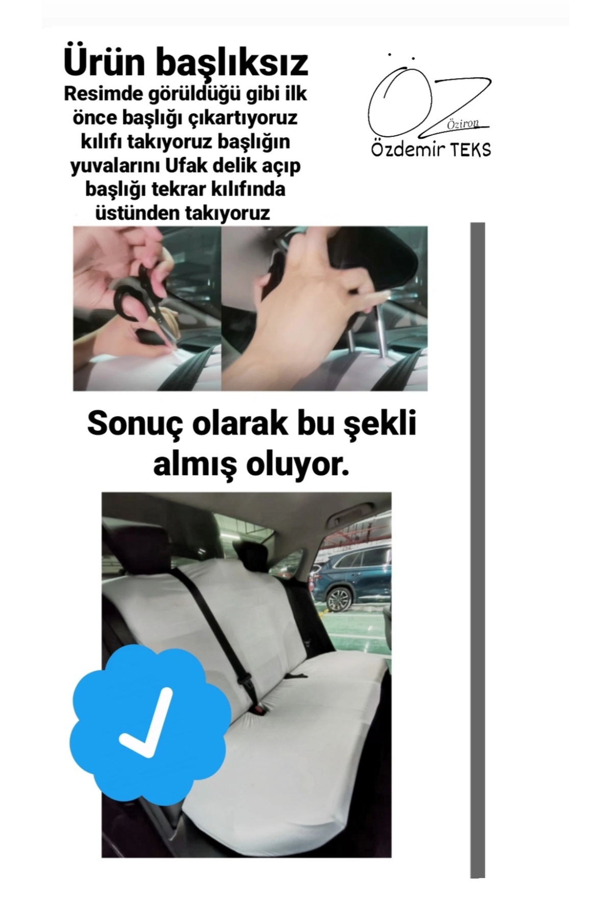 Özdemir Teks Opel Vectra Oto Koltuk Kılıfı Koruyucu Penye Servis Kılıfı Kırmızı fotoğrafı 4 (önizleme)