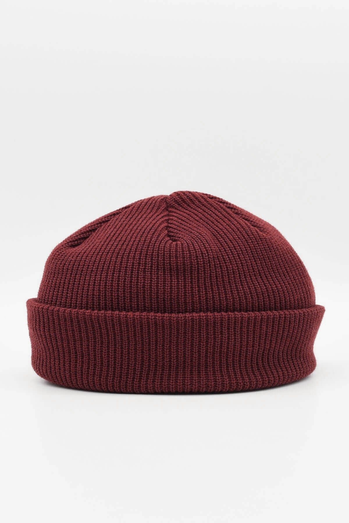 Men's burgundy beanie hat shop