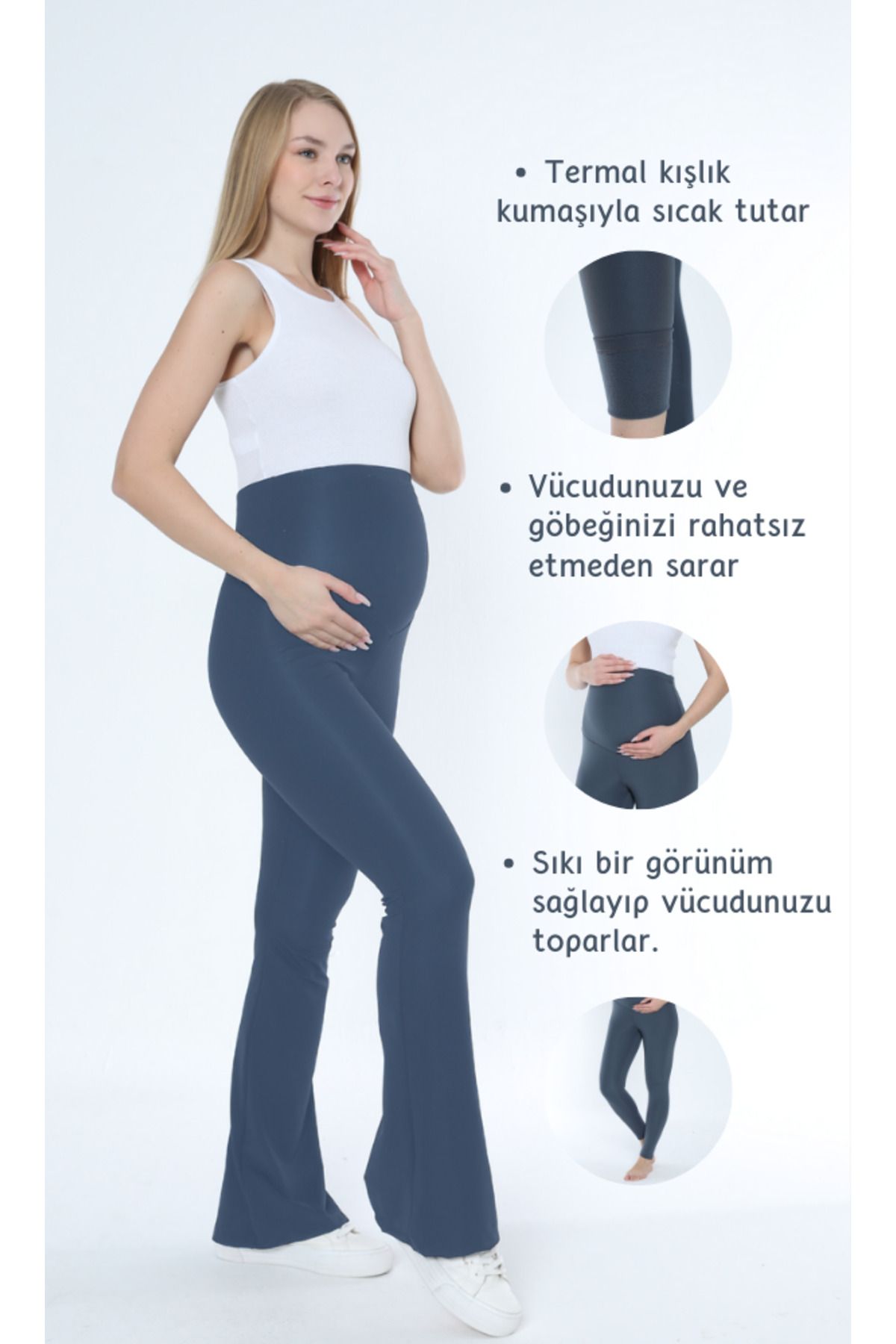 Maternity-leggings, Dark Blue