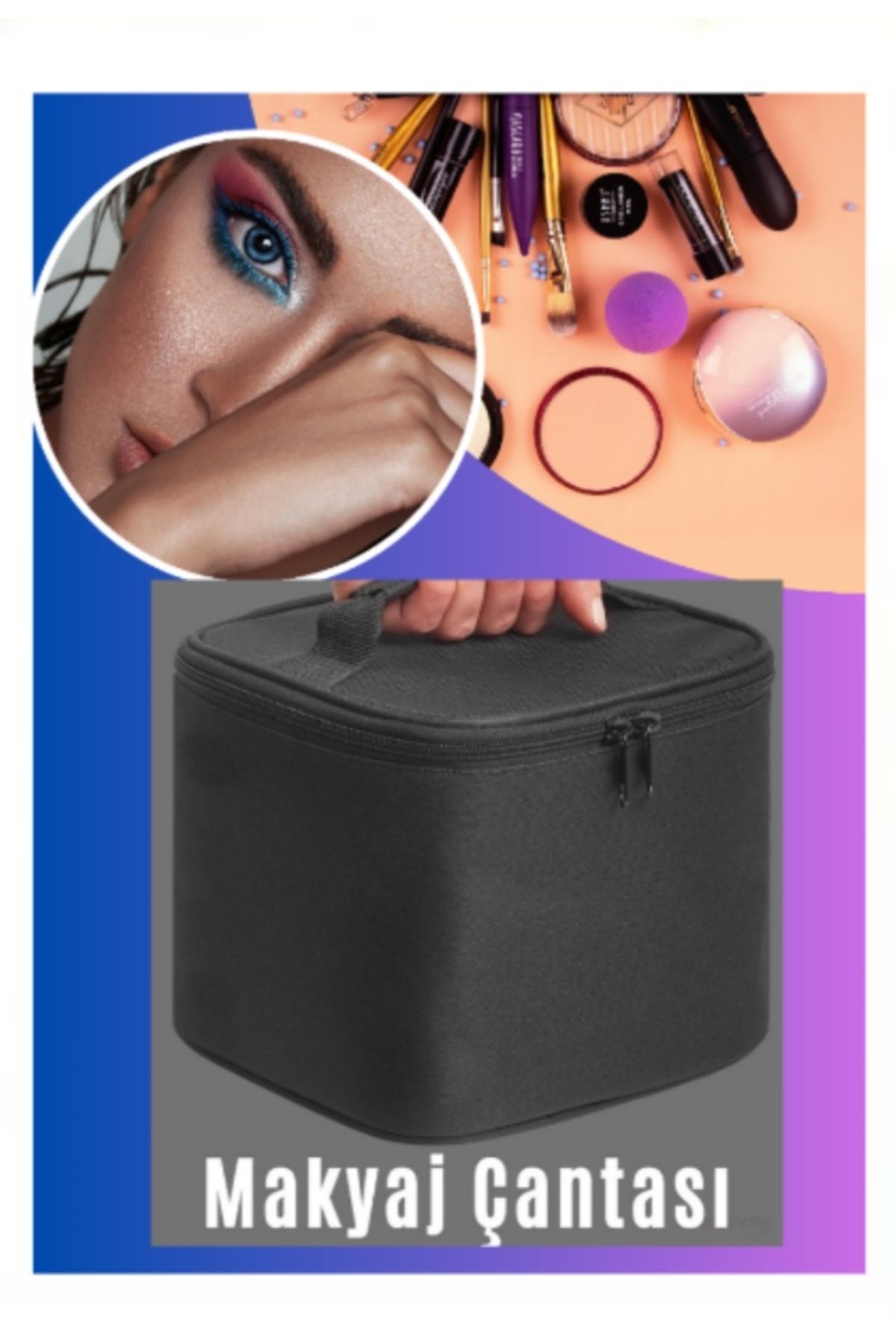 کیسه آرایشی خنک یک محفظه Highconcept سازمان دهنده آرایش مسافرتی 20*20*20 سانتی متر Ankaflex