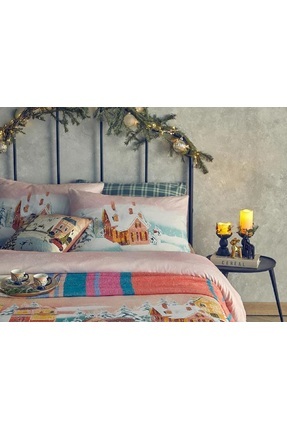English Home Afterglow Dijital Baskılı Soft Cotton Çift Kişilik Nevresim Takı...