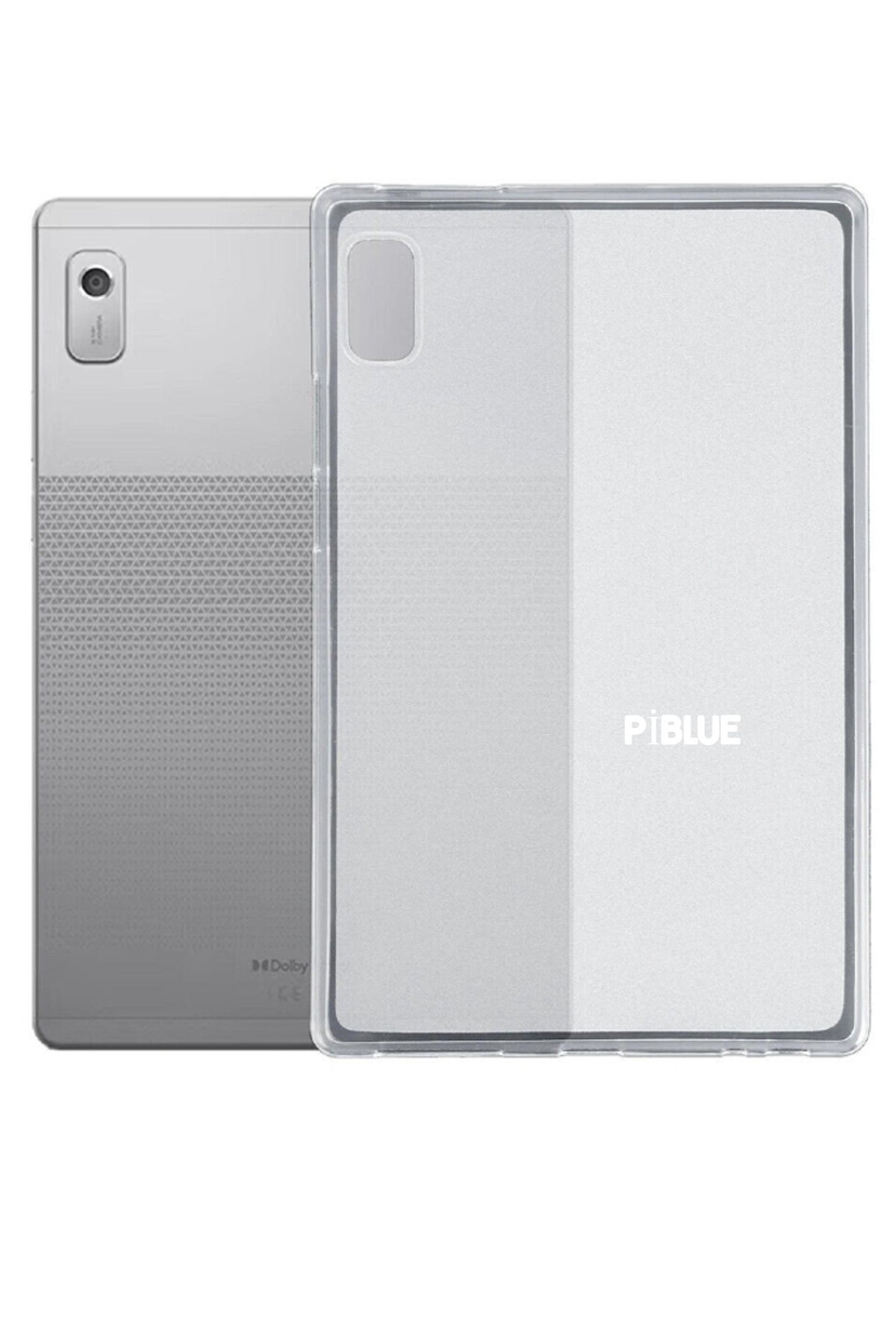 Lenovo Tab M9 10.8インチ シルバー 本体+クリアケース piblue Lenovo Tab M9 TB310FU (ZAC30155TR) Kılıf Şeffaf Silikon