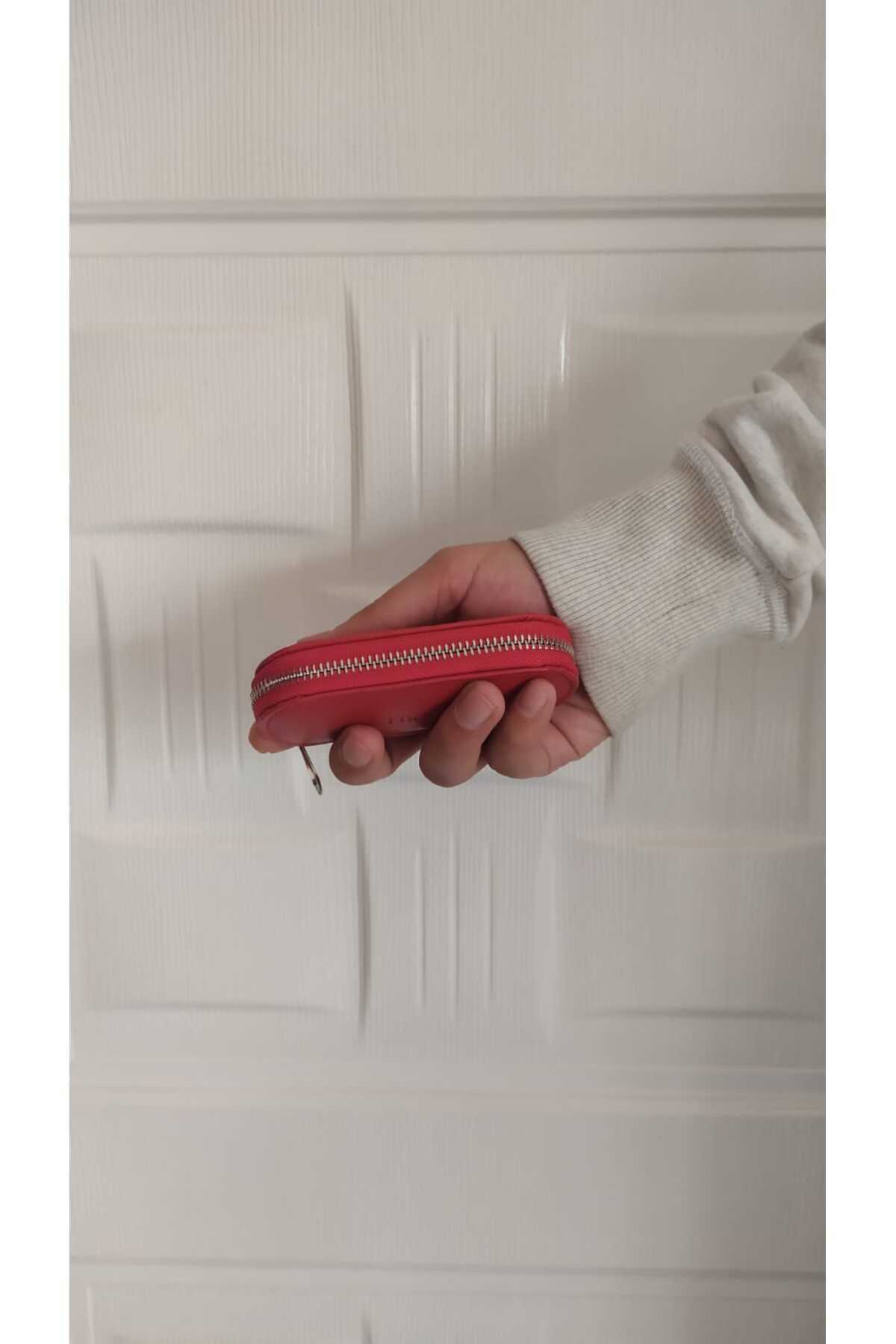 کیف پول مردانه قرمز HKY | 5500 اورجینال - تصویر 5