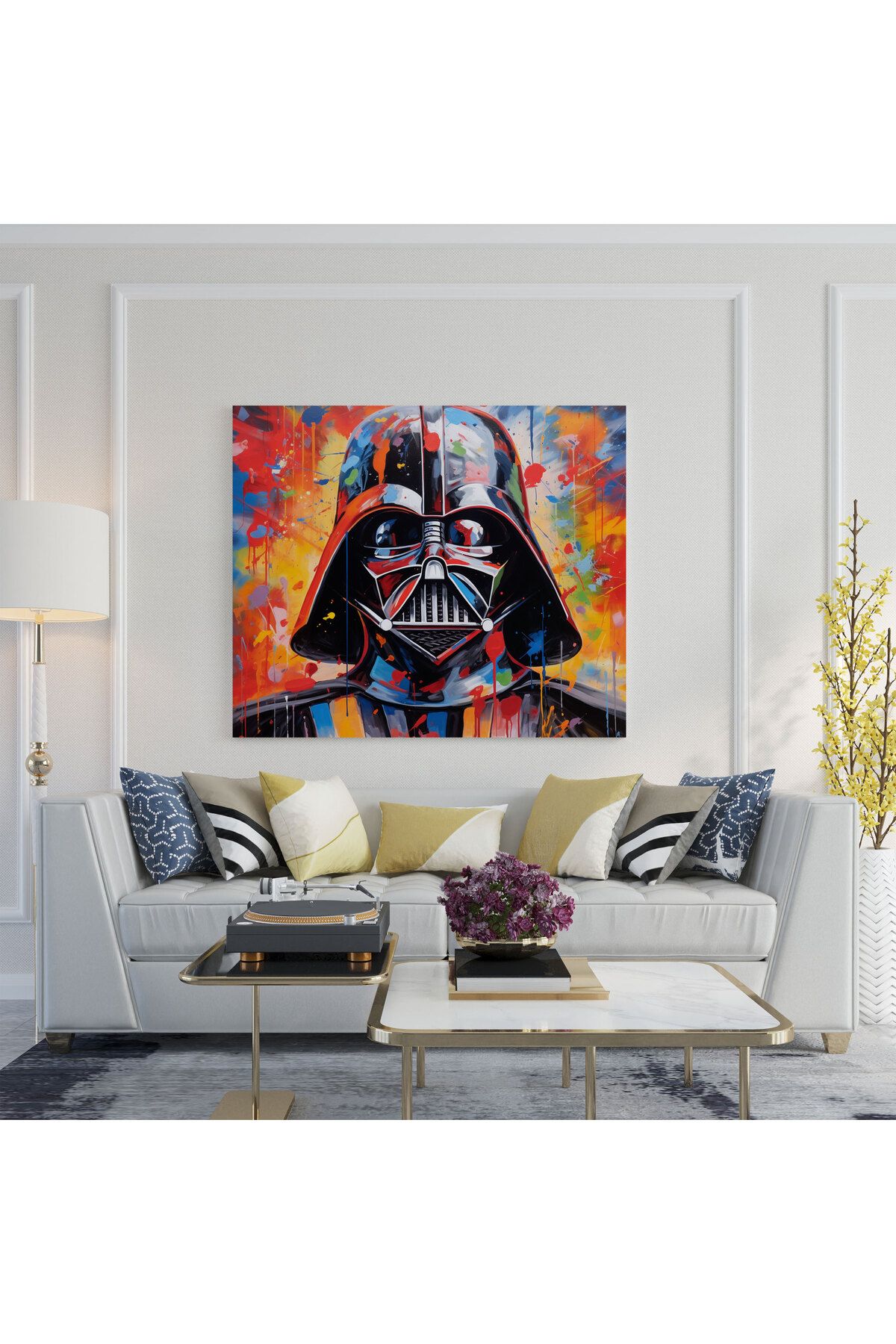 PaintedAnarchy-Darth Vader Star Wars Canvas Painting - Duar Art 2