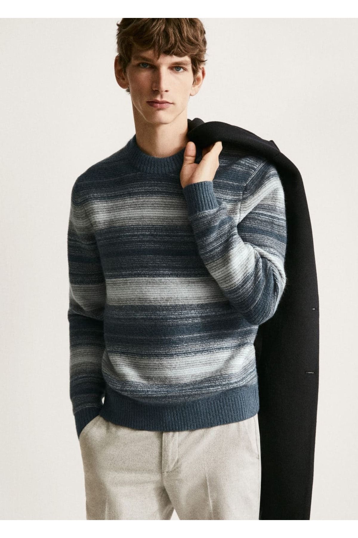 MANGO Man-Woven Gradient Sweater 6