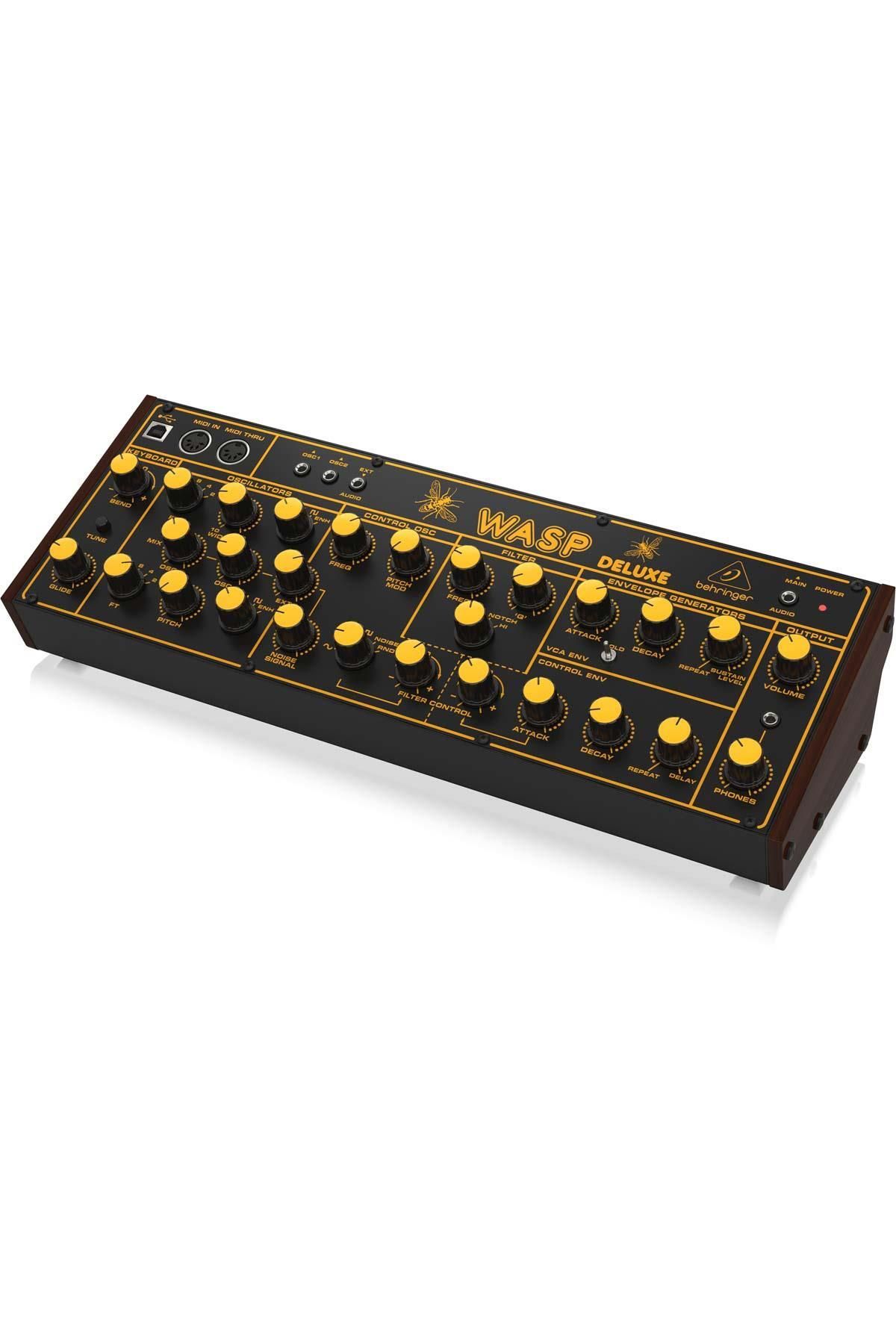 Behringer-Wasp Deluxe Legendary Hybrid Synthesizer with Dual Oscs, Multi-Mode Vcf 3