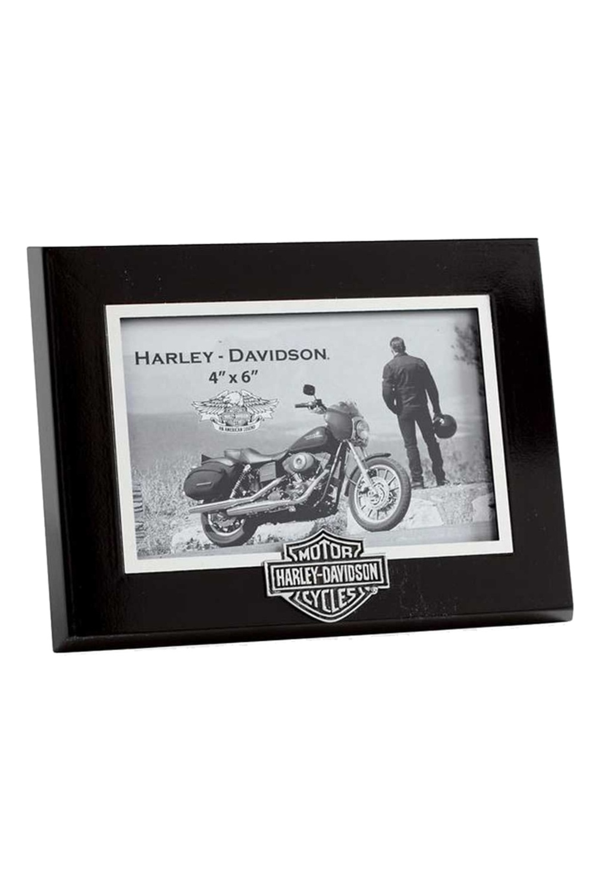Harley Davidson Harley-davidson Bar &amp; Shield Logo Picture Frame, Black ...