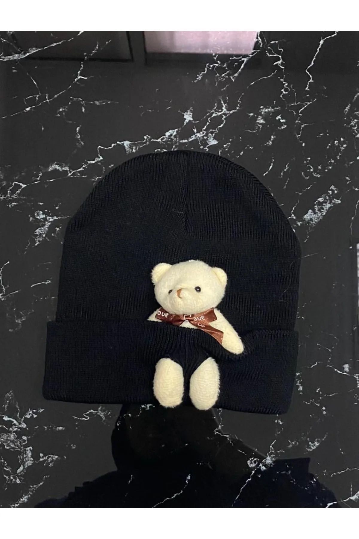 Black designer beanie clearance