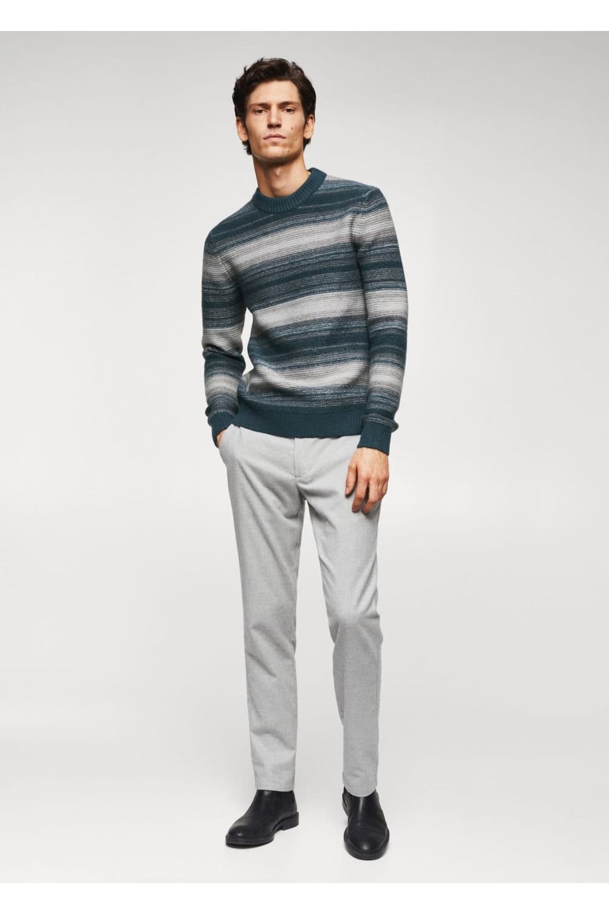 MANGO Man-Woven Gradient Sweater 2