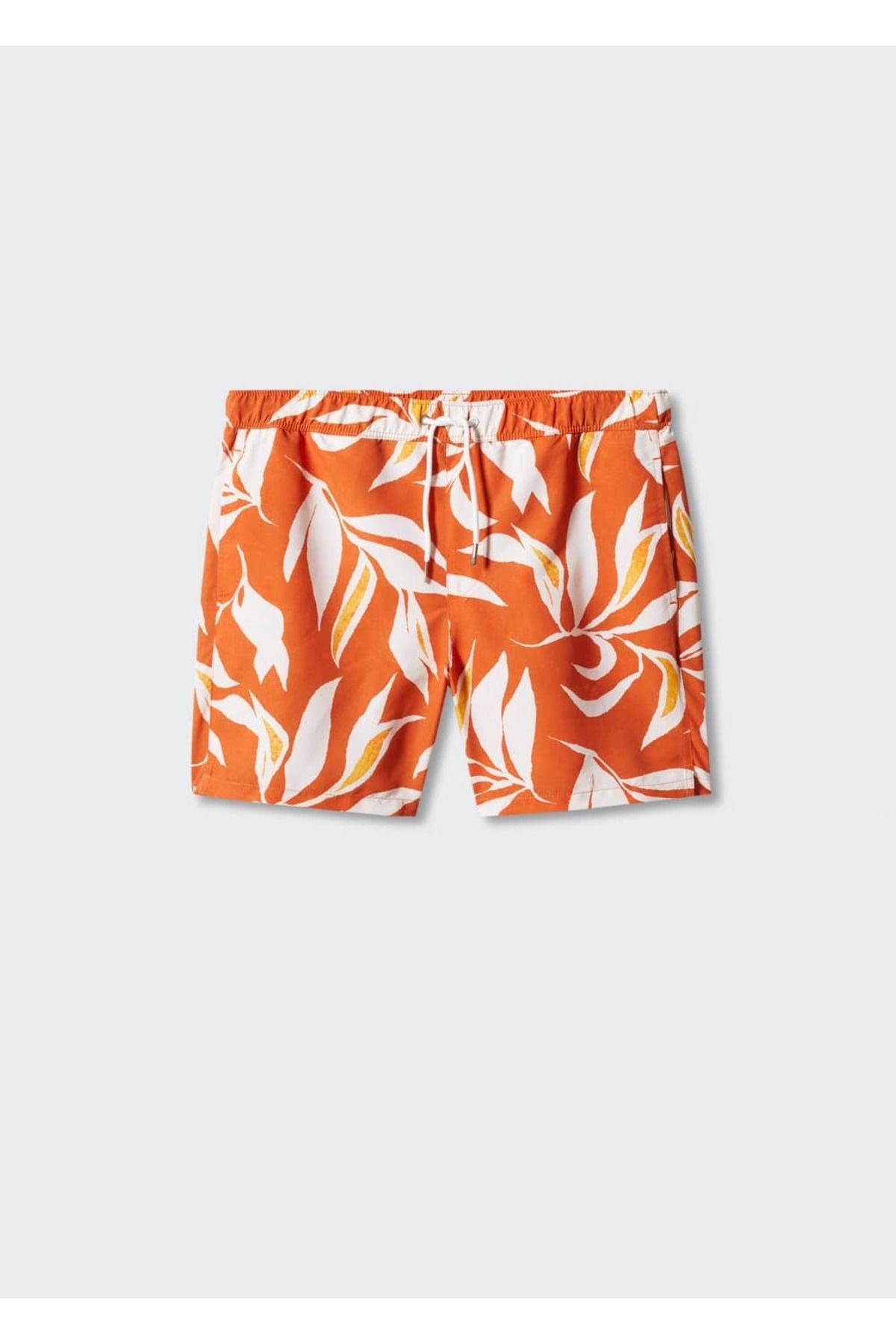 MANGO Man-Badeshorts mit tropischem Muster 3