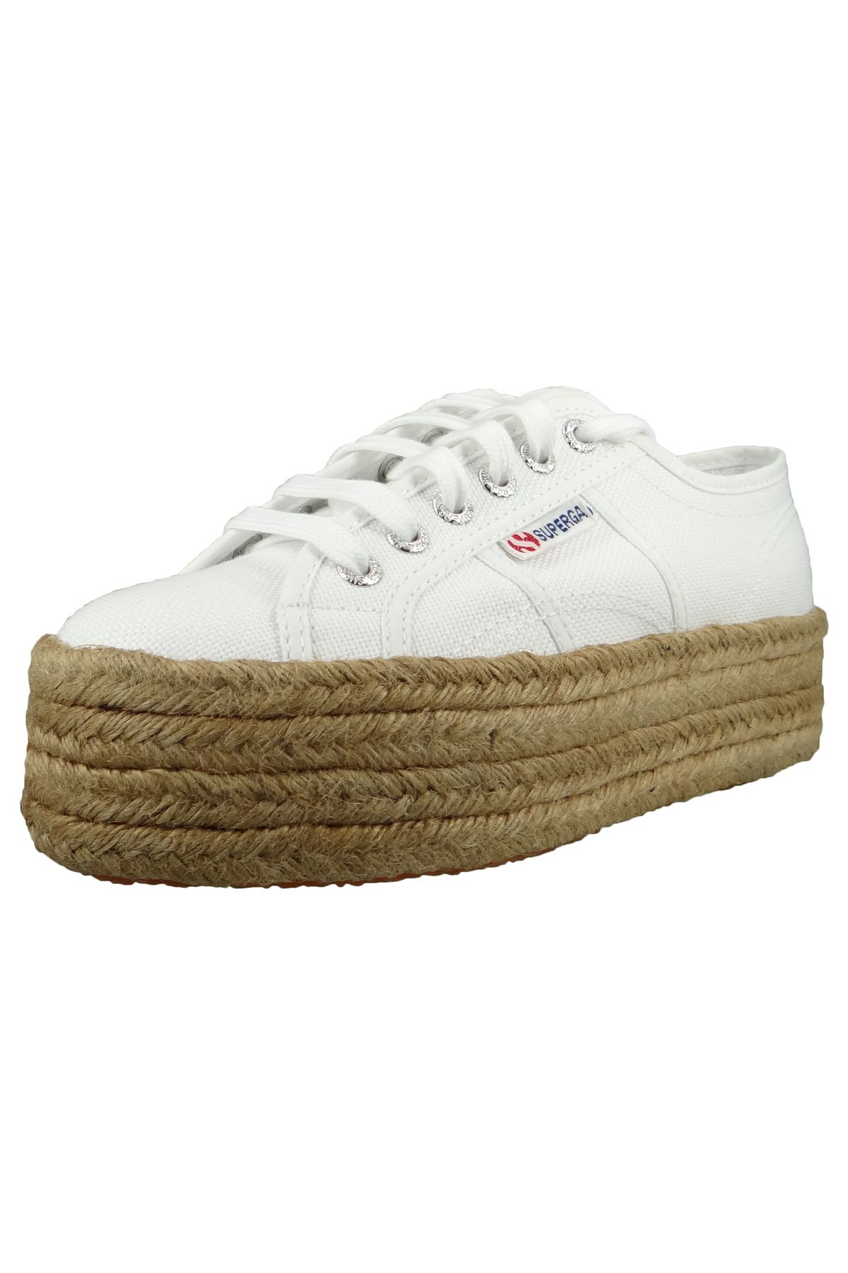 Superga weiss plateau top
