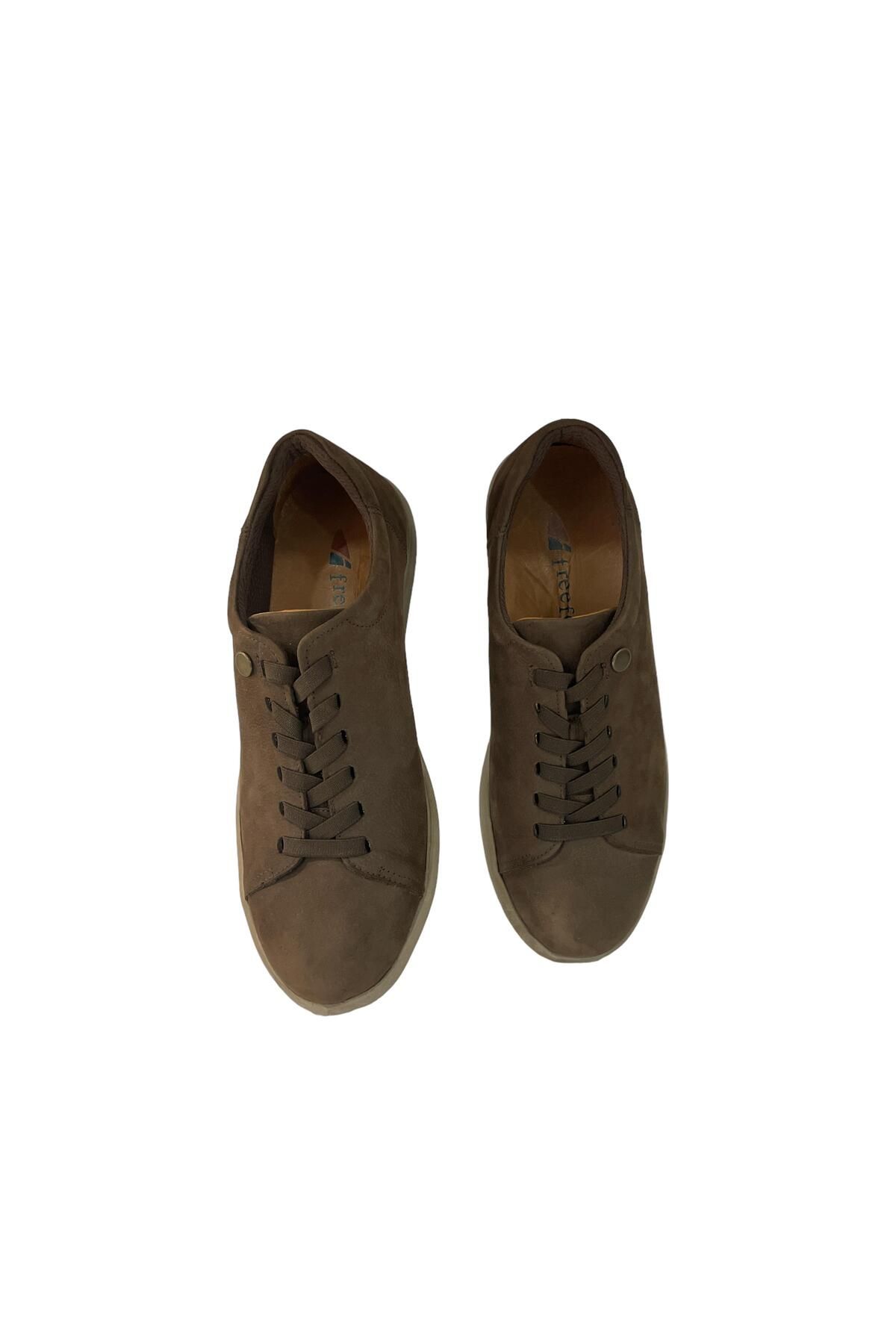 کفش های کژوال مردانه 1806 2 چرمی NUBUK تابستان 22 Freefoot