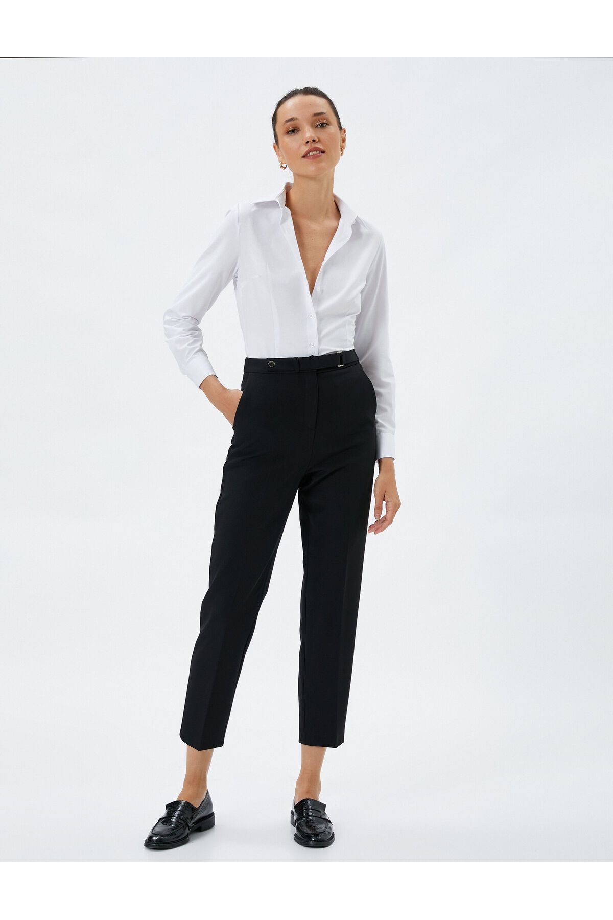 High waisted shop cigarette trousers