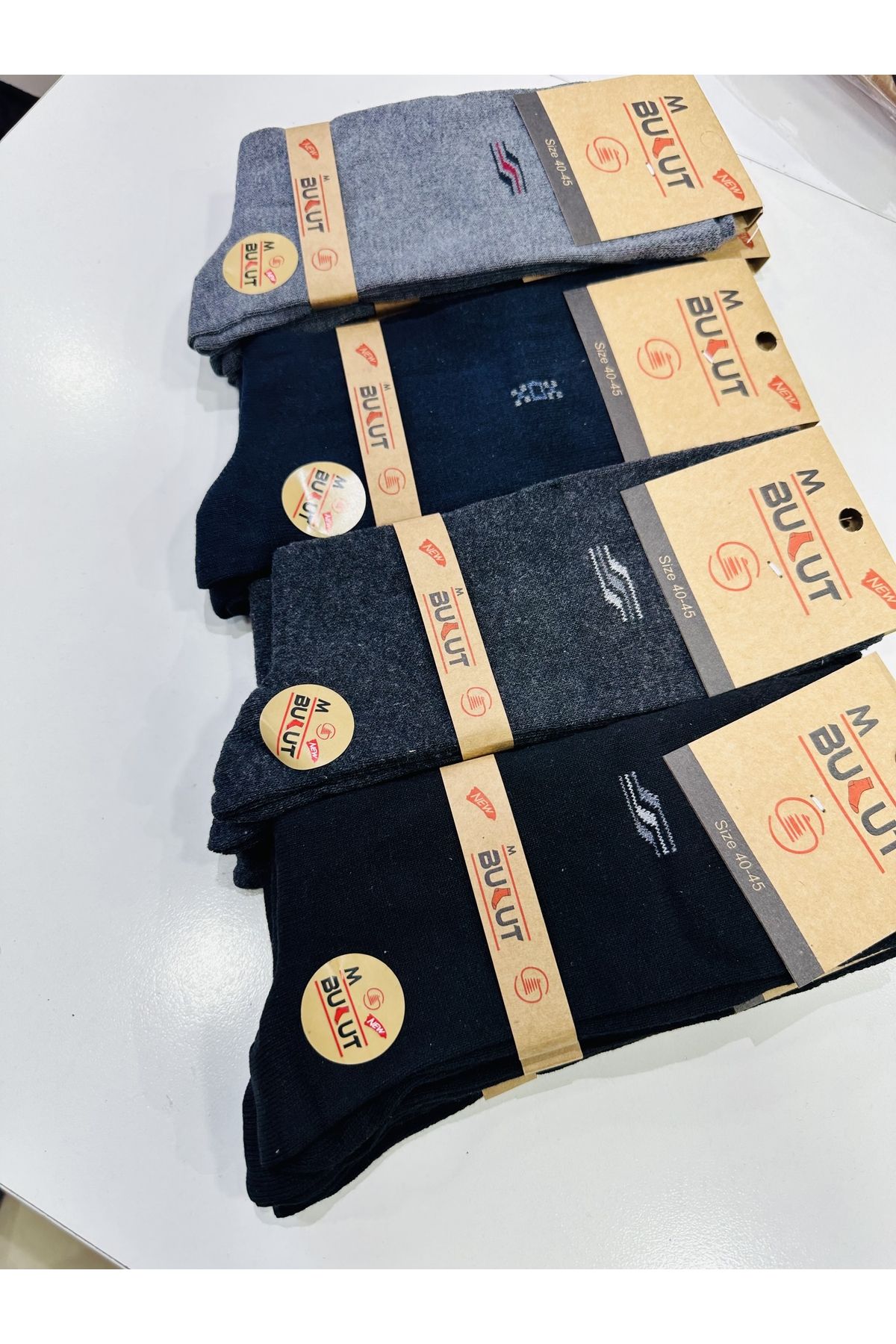 BULUT-men's socks small patterned 12pcs 2