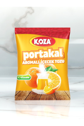 Koza Gurmelerin Seçimi Portakal Aromalı İçecek Tozu Sıcak İçime Uygun Portaka...