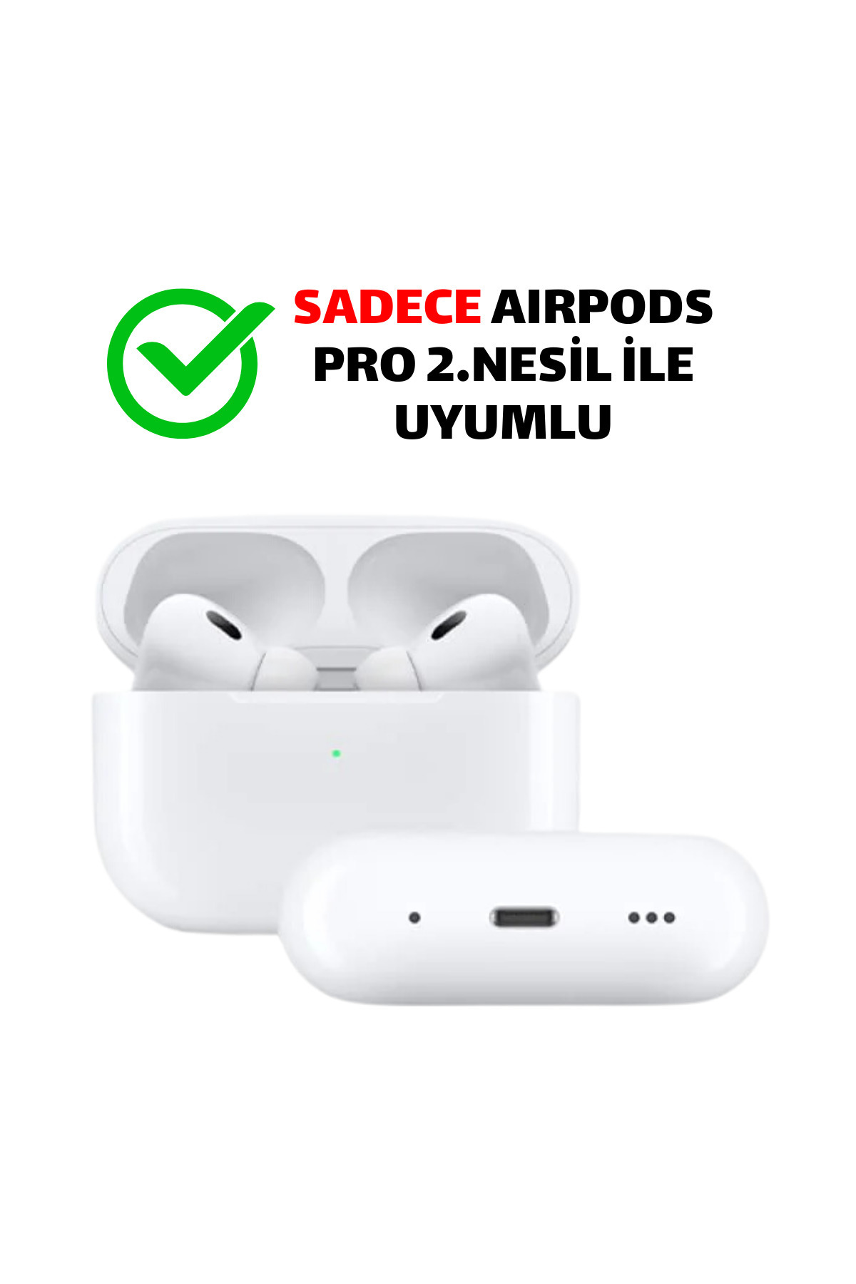 Pro 2. Nesil Uyumlu Koruyucu Ve Darbe Emici Şeffaf Kopçalı Kulaklık Kılıfı 3