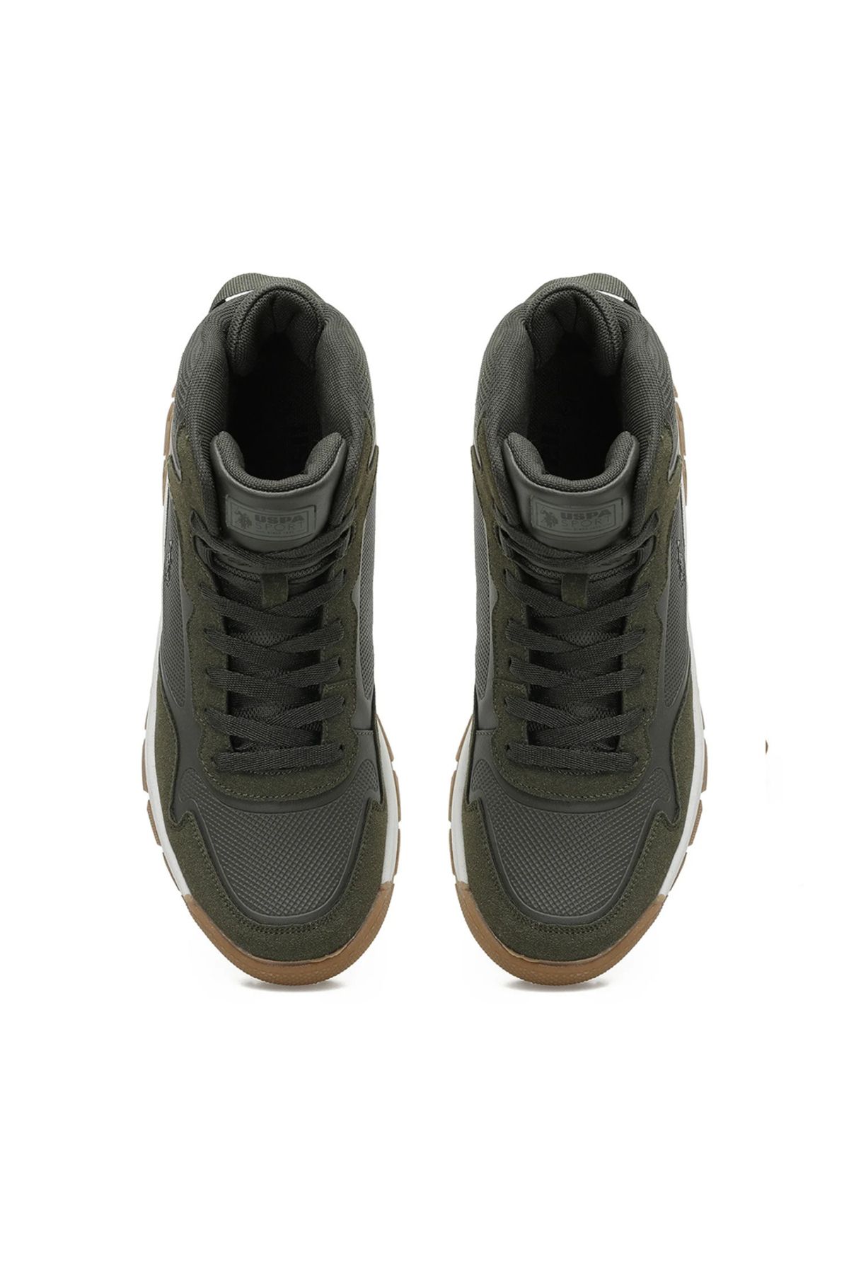 U.S. Polo Assn. Ankle Boots Khaki Flat