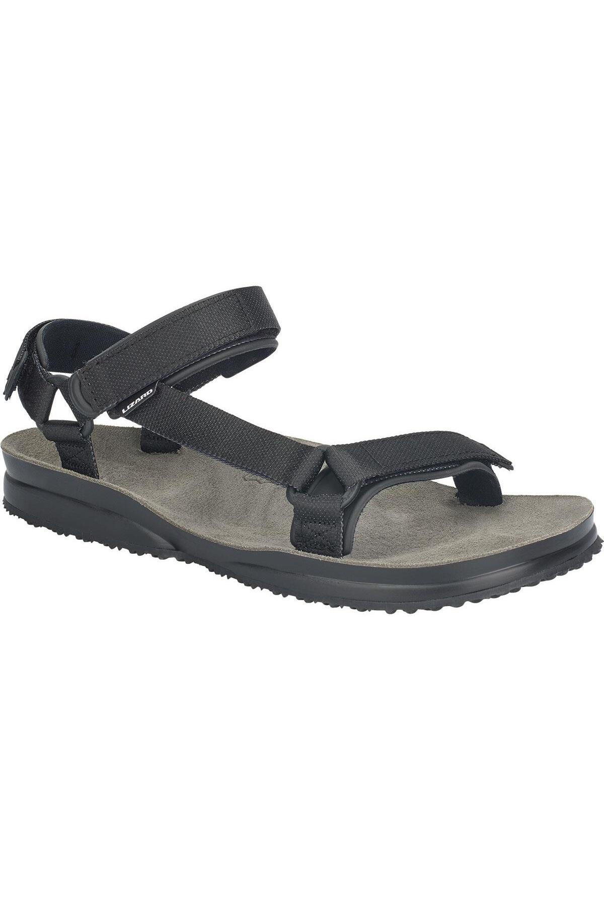 Lizard Super Hike Unisex Sandals-BLACK