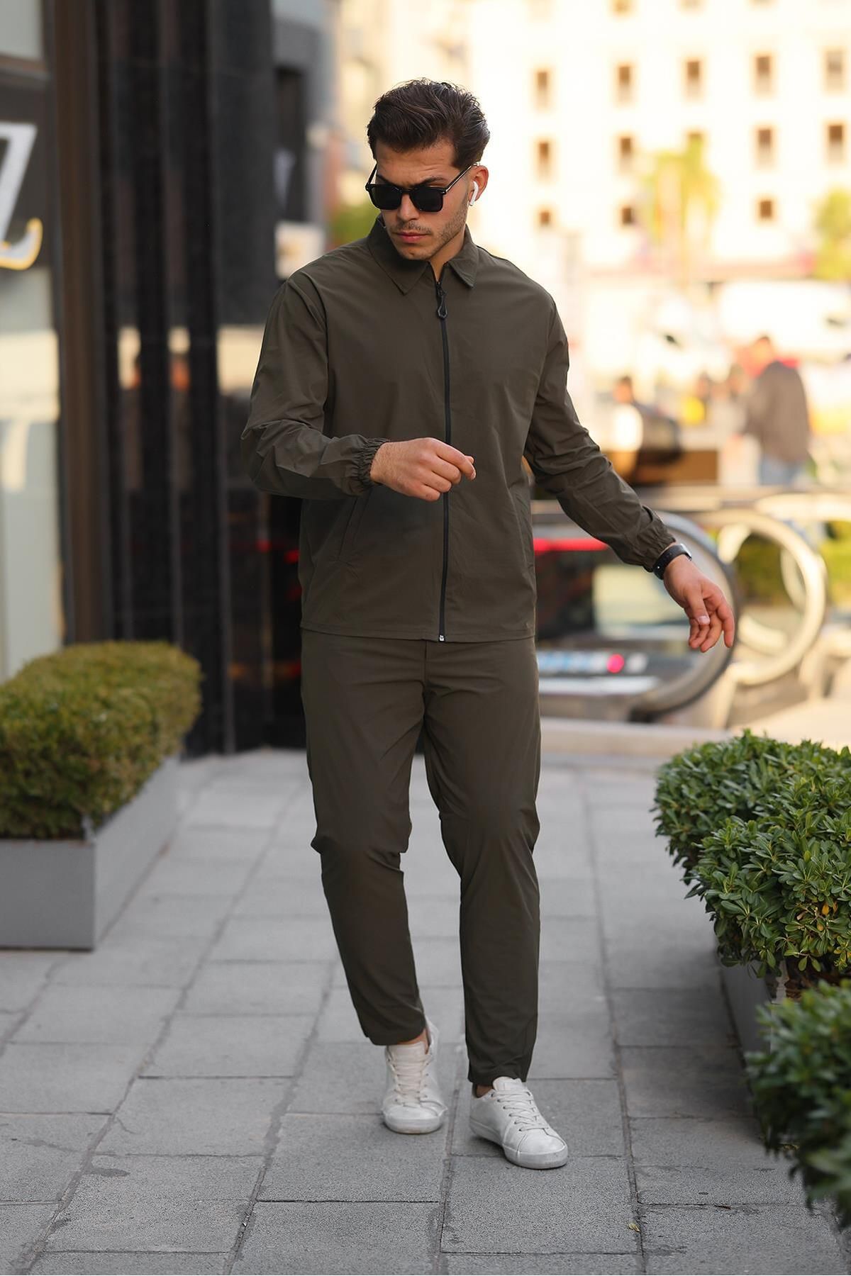 Parachute material tracksuit outlet