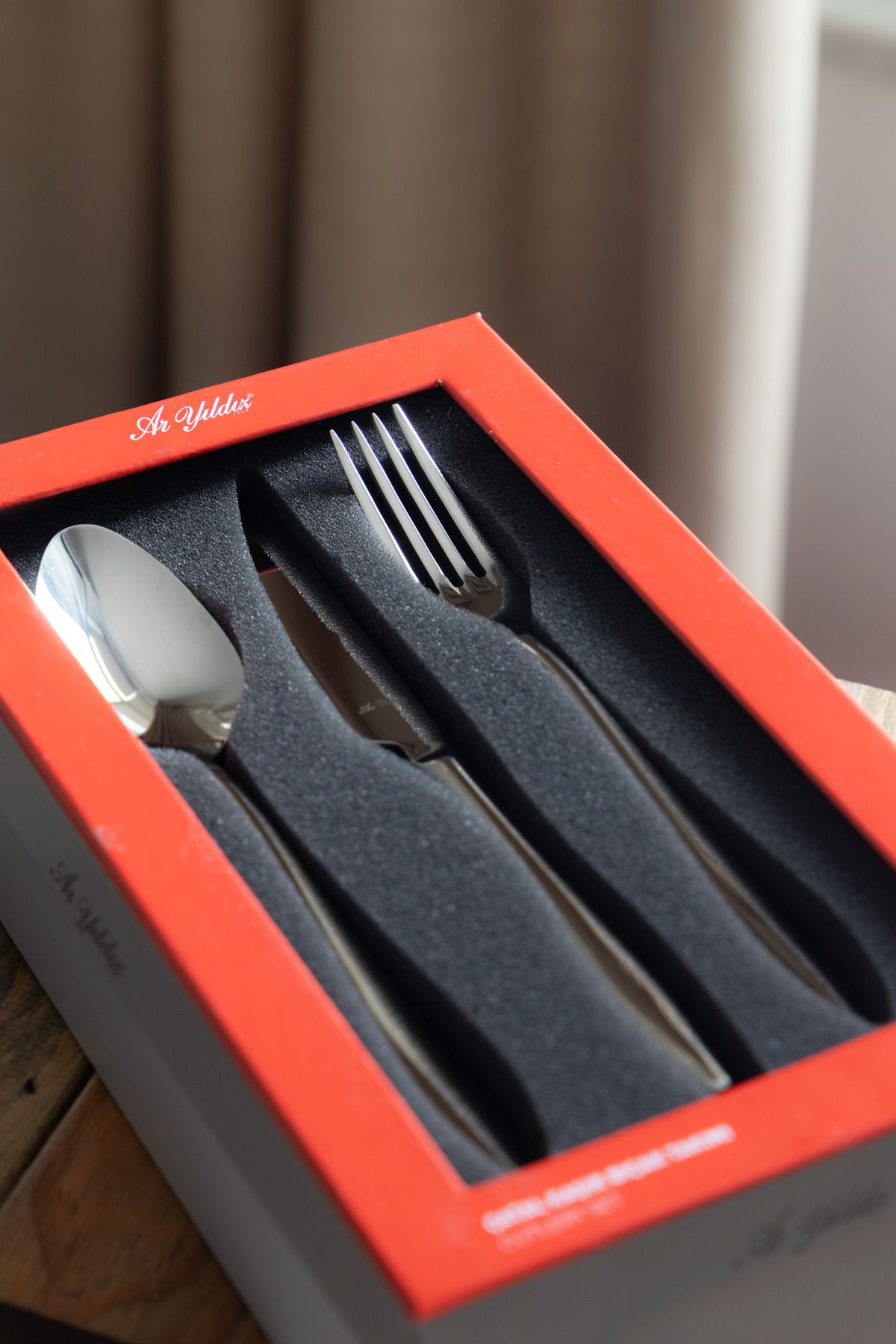 Aryıldız-Ar Yıldız 18 Piece Elegant Steel Spoon Knife Set 3