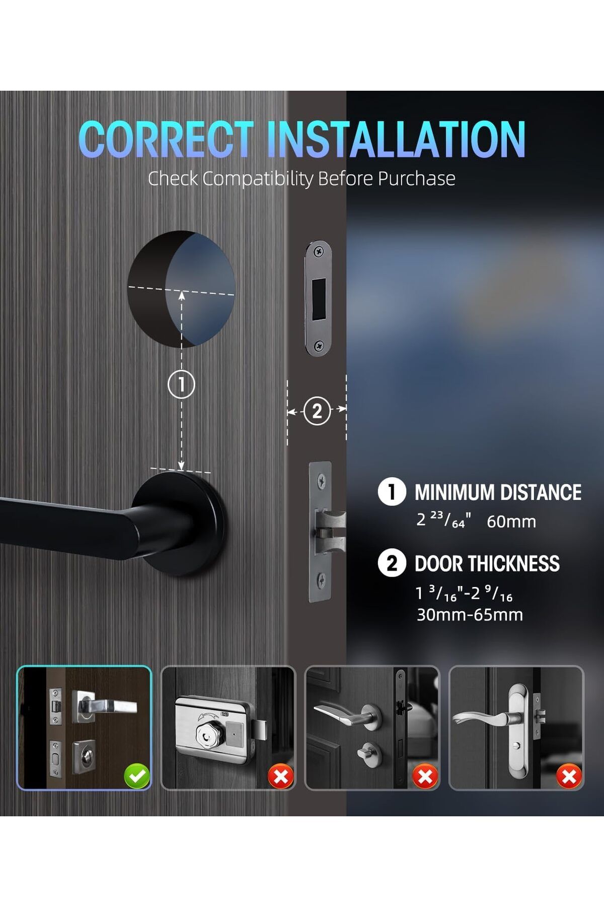 Genetic-Keyless Entry Door Lock with Keypad - Fingerprint Door Lock 6