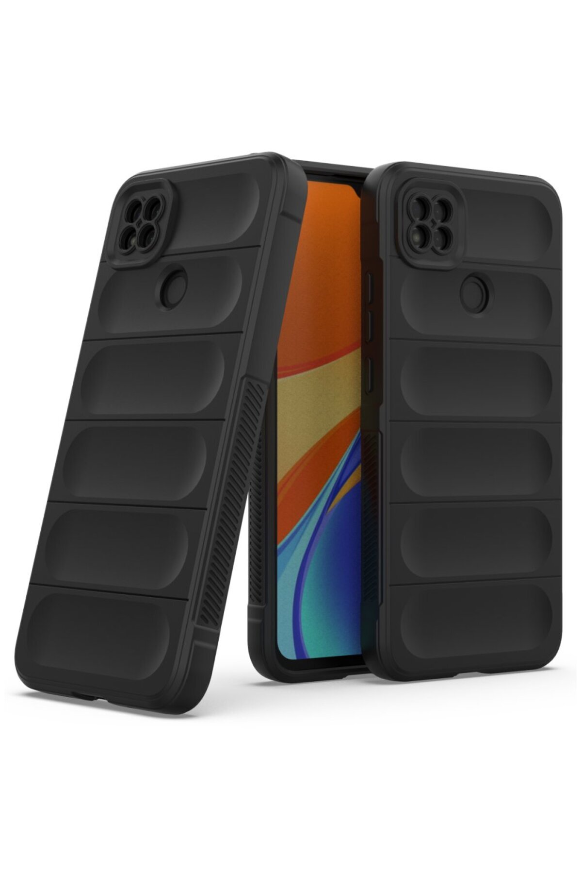 Xiaomi Redmi 9C Compatible Case Camera Protected Fingerprint Free Velvet Soft Cover