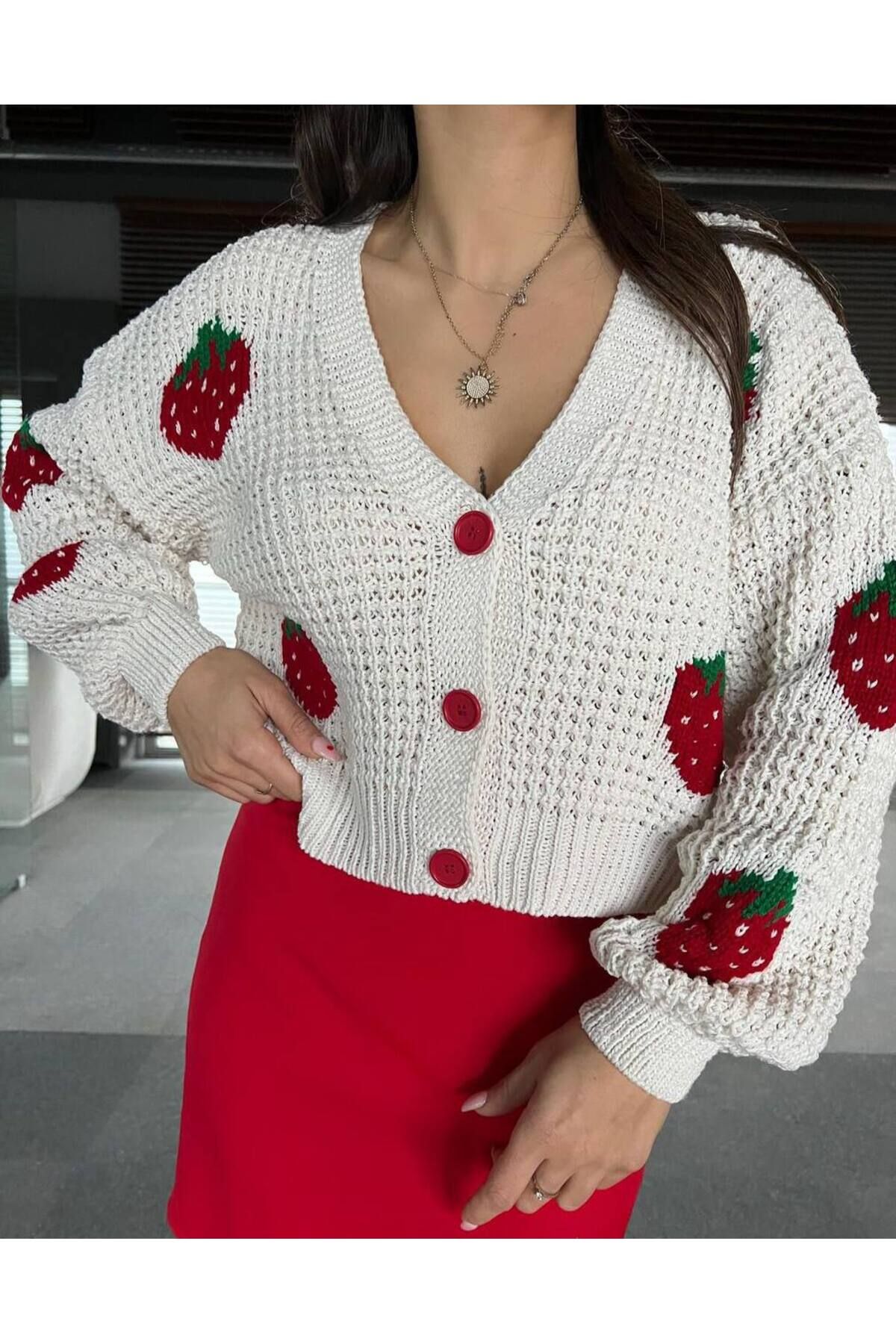 Noa Noa Cardigan Beige Regular fit Trendyol