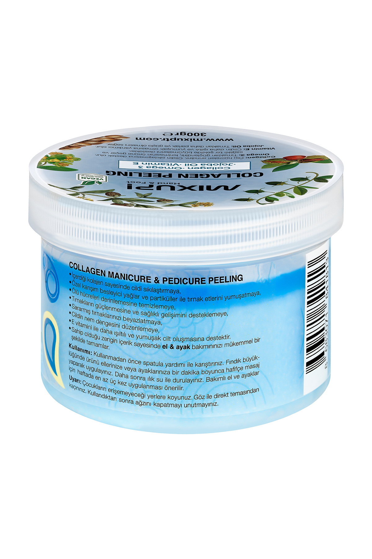 Hand & Foot - Yenileyici Ve Sıkılaştırıcı Collagen Peeling (omega-3 Jojoba) 300 Gr — 8683071840472 — تصویر 3 از 5