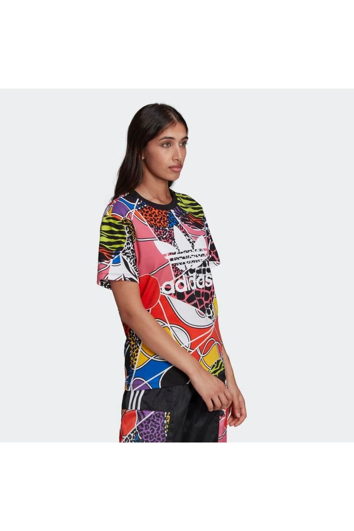 T shirt adidas multicolor online