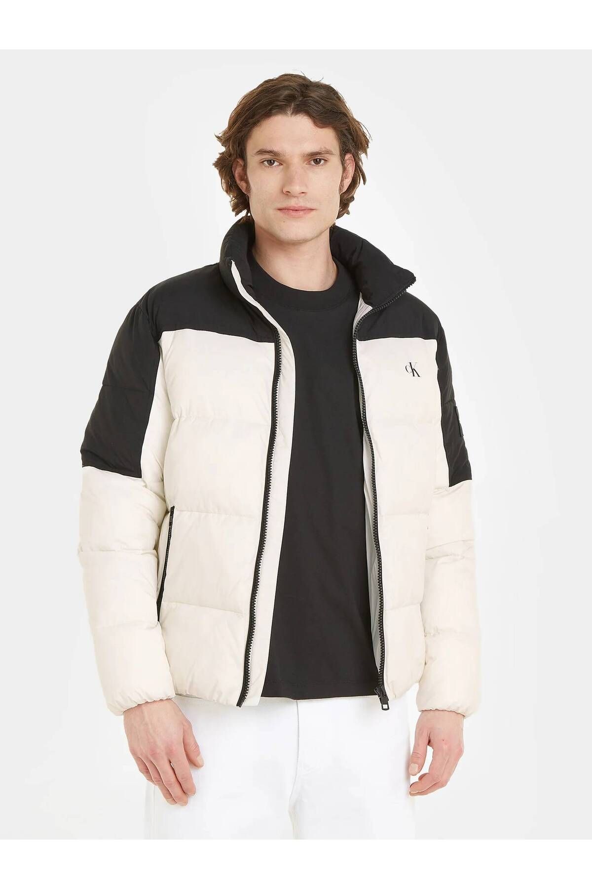 Calvin klein white sales winter jacket