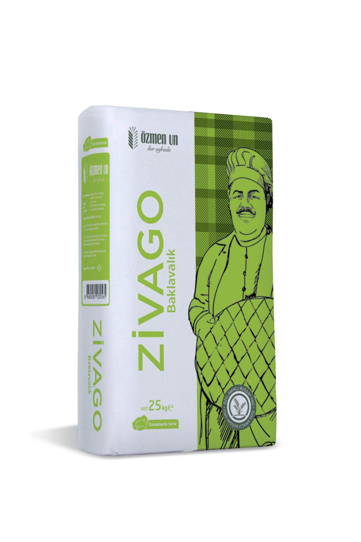 Özmen Zivago Baklavalık Un Özmen Un 25 Kg
