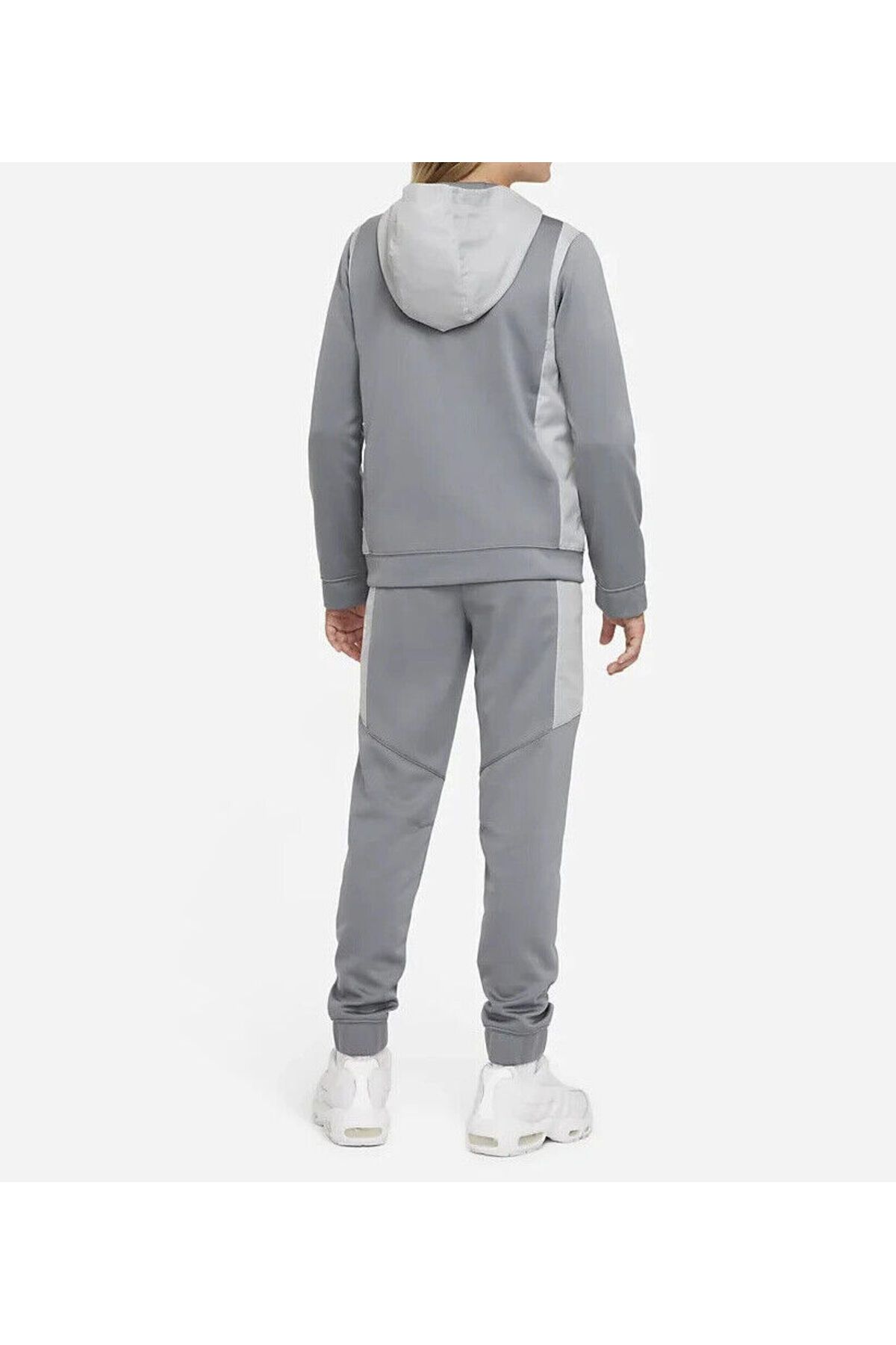 Grey and best sale white nike sweatsuit