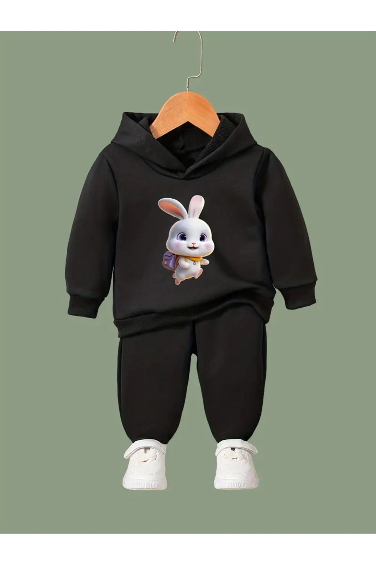 AMMA-Children's Character Printed Sweatsirt Tracksuit Set 2