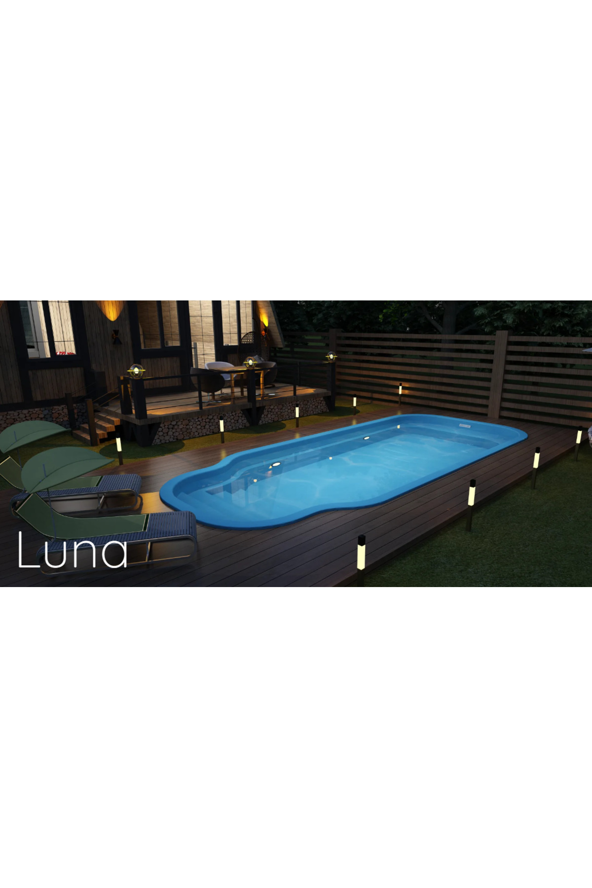 Fiber Hazır Havuz Luna Model 3,00 x 7,00 x 1,40 mt - 17 m3 6