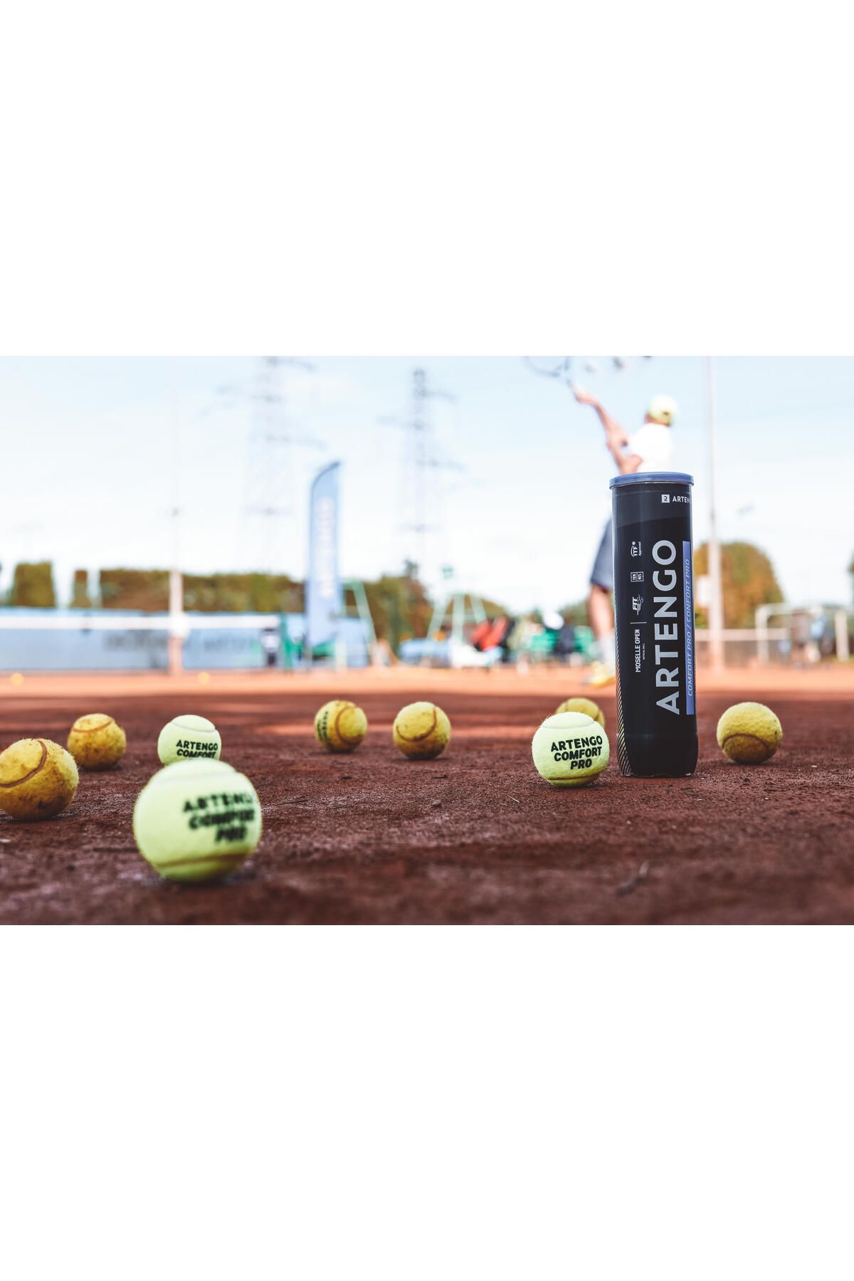 Decathlon Tennis Ball Yellow 4 pcs
