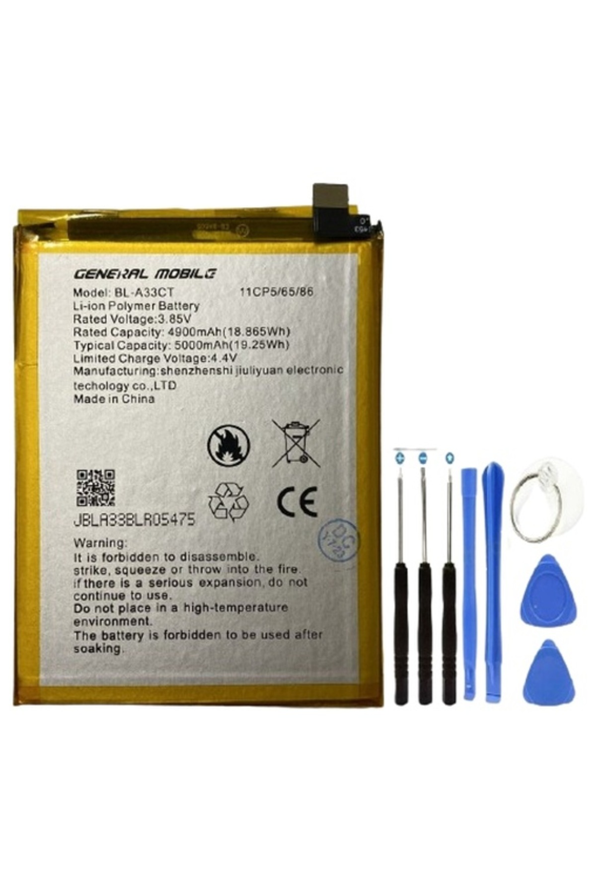 AXYA General Mobile Gm22 Plus Pil Batarya Bl-a33ct+tamir Set 5000 Mah