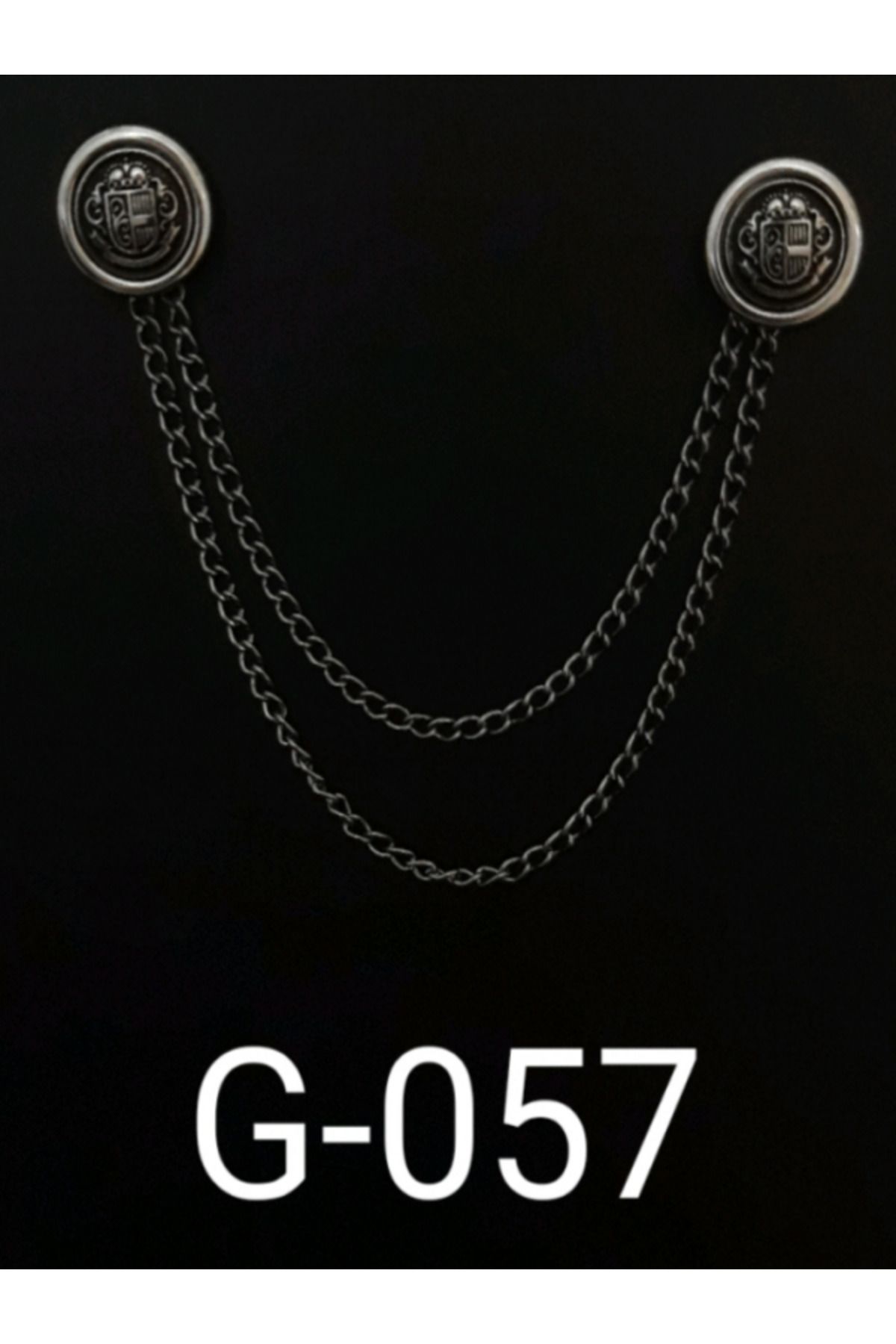 Northmen ÜM GÖMLEK YAKALARINA SAPLAMALI BROŞ TİPİ KLİPSLİ METAL GRİ KRAVAT İĞNESİ G-057
