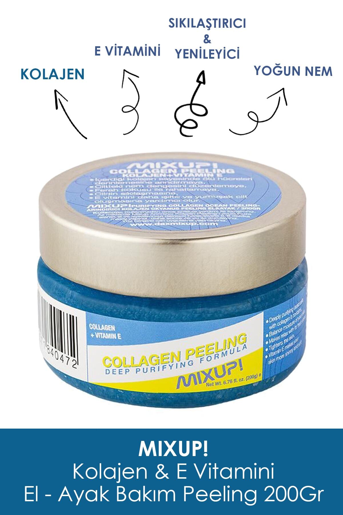 Hand & Foot - Yenileyici Ve Sıkılaştırıcı Collagen Peeling (omega-3 Jojoba) 300 Gr — 8683071840472 — تصویر 4 از 5