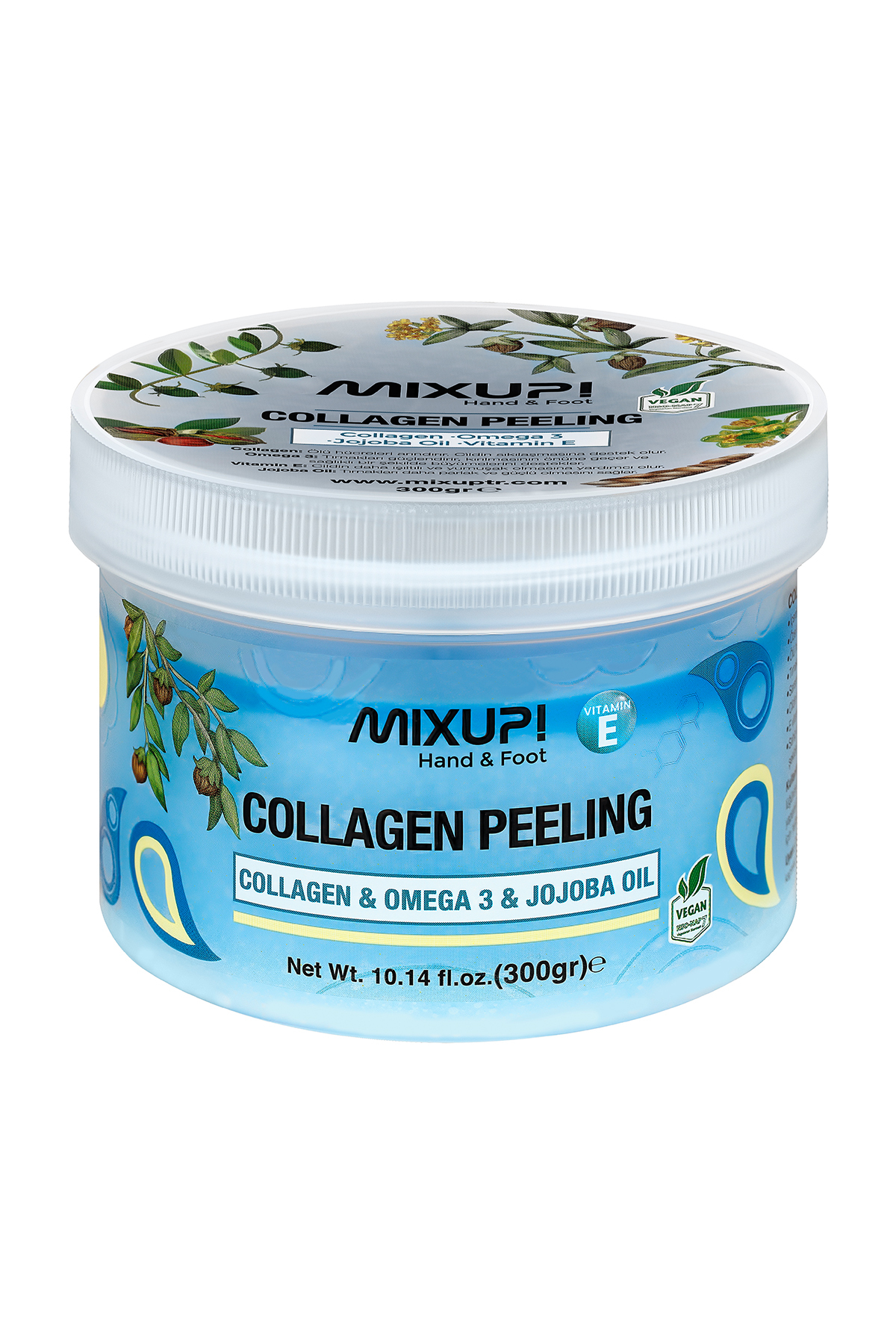 Hand & Foot - Yenileyici Ve Sıkılaştırıcı Collagen Peeling (omega-3 Jojoba) 300 Gr — 8683071840472 — تصویر 2 از 5
