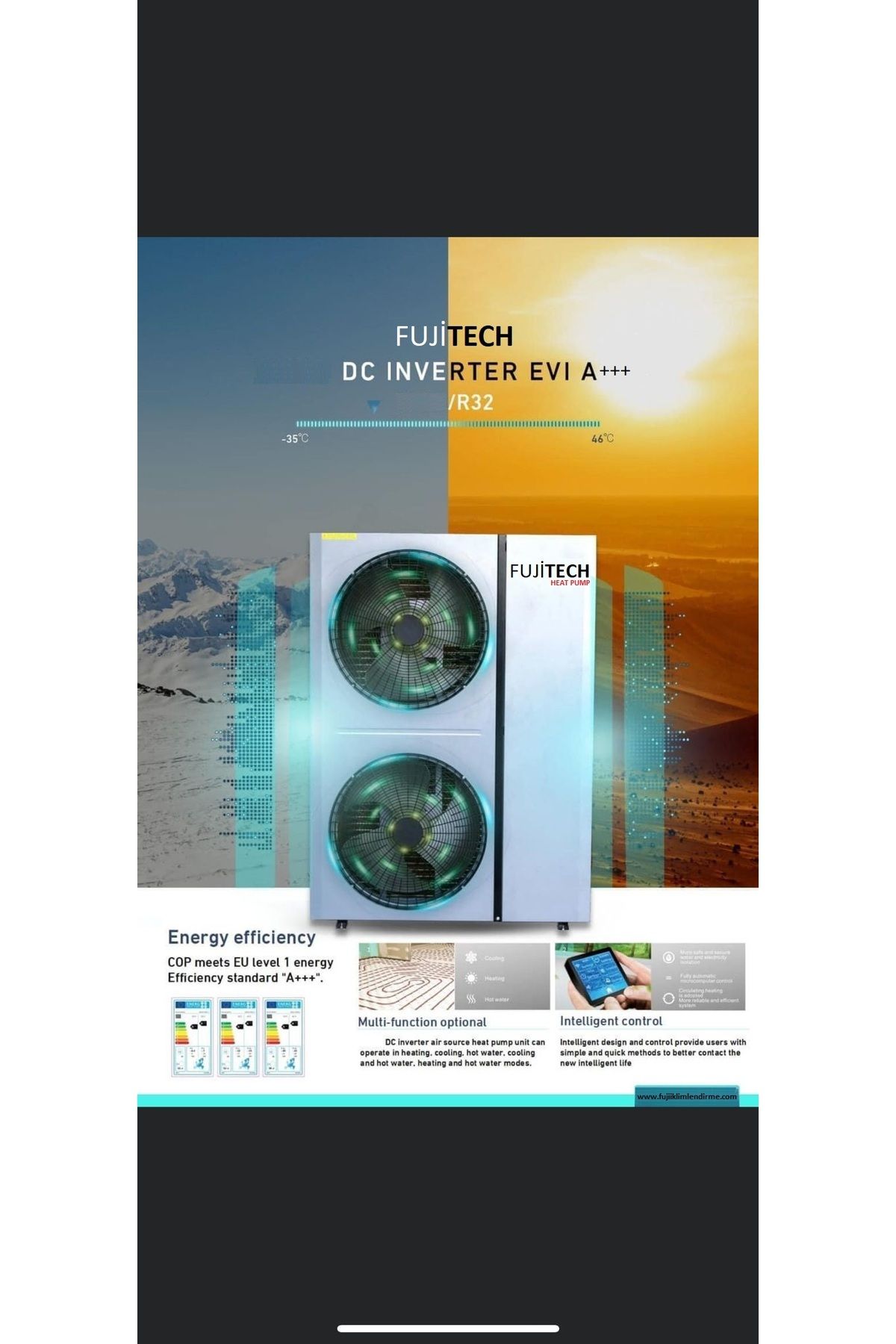 FUJİTECH Isı Pompası 10 Kw