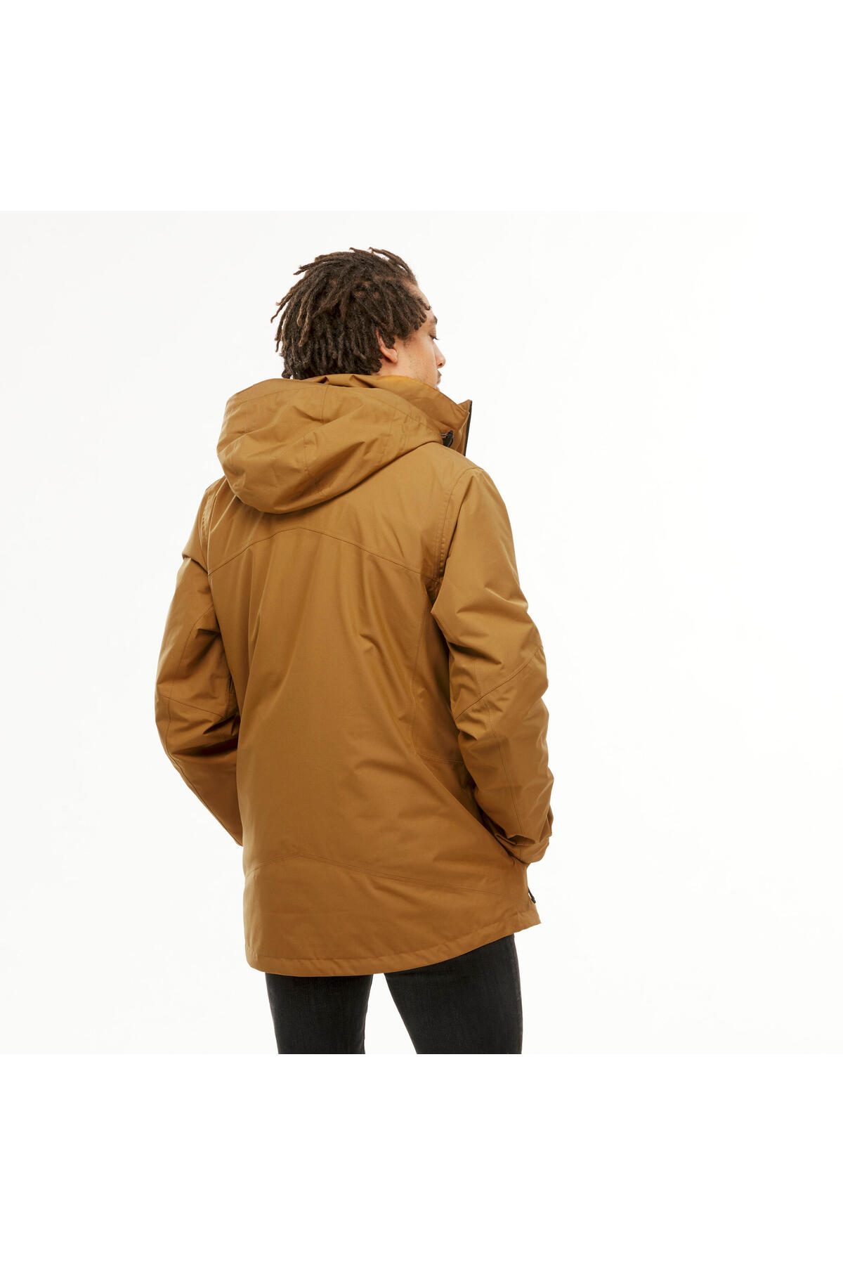 کاپشن مردانه قهوه ای Decathlon | 147553 اورجینال - تصویر 4