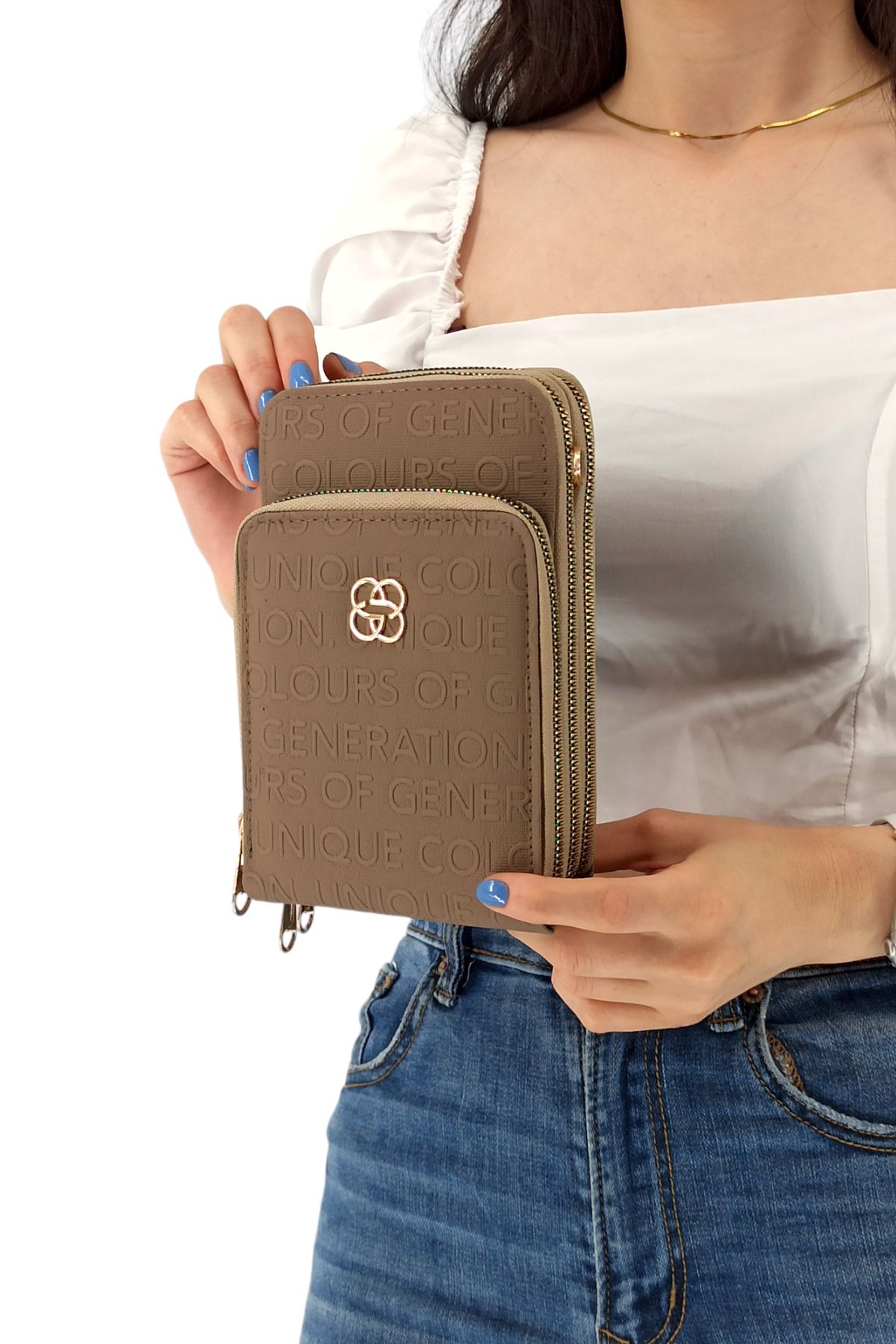 lk Accessories Printed Phone Holder Wallet with Phone Compartment