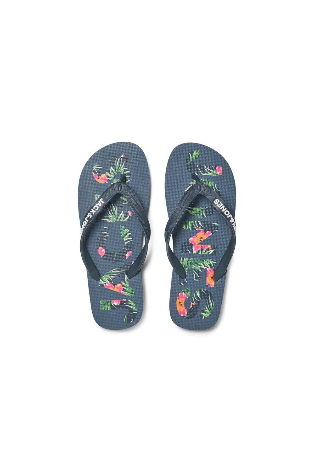 دمپایی آبی مردانه Jack Jones جک و جونز Flore Slipper Jack & Jones