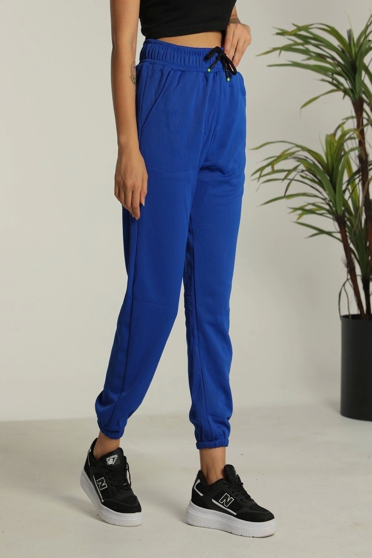 Plain shop cotton sweatpants