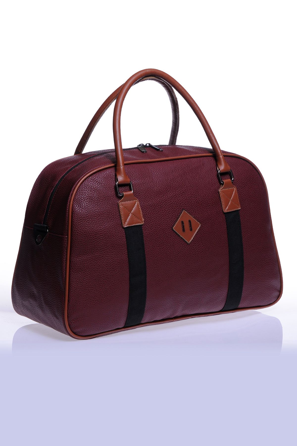By Hakan Gym Bag Burgundy Plain Trendyol