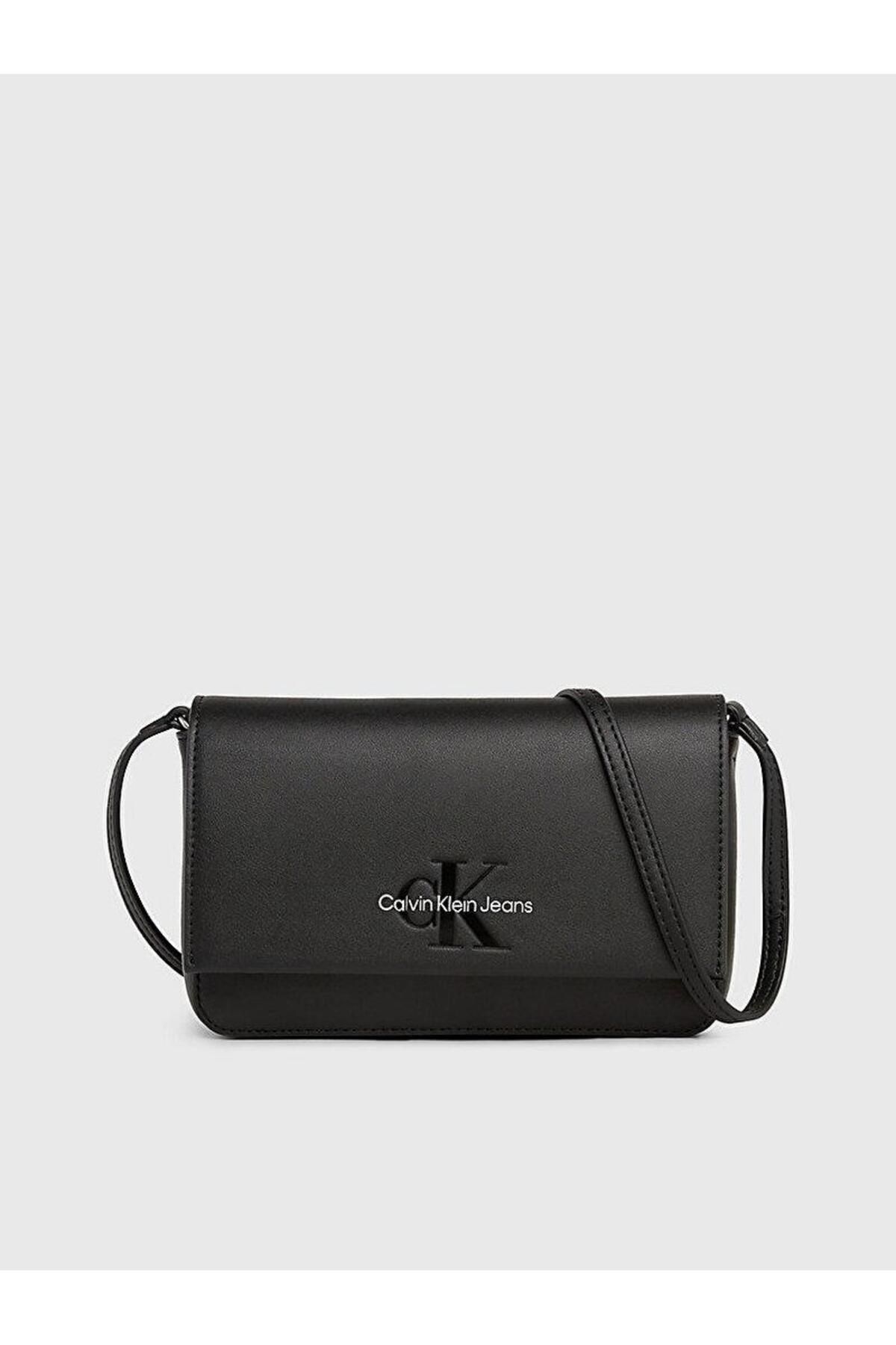 Calvin Klein Shoulder Bag Black Solid color
