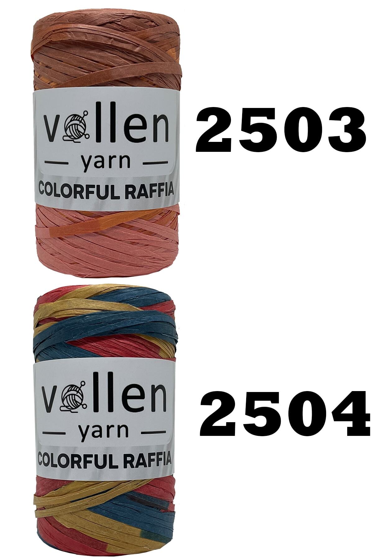 vollen yarn Premium Renkli Rafya ip,Hasır Kagit İp,Doğal Rafya ipi ...