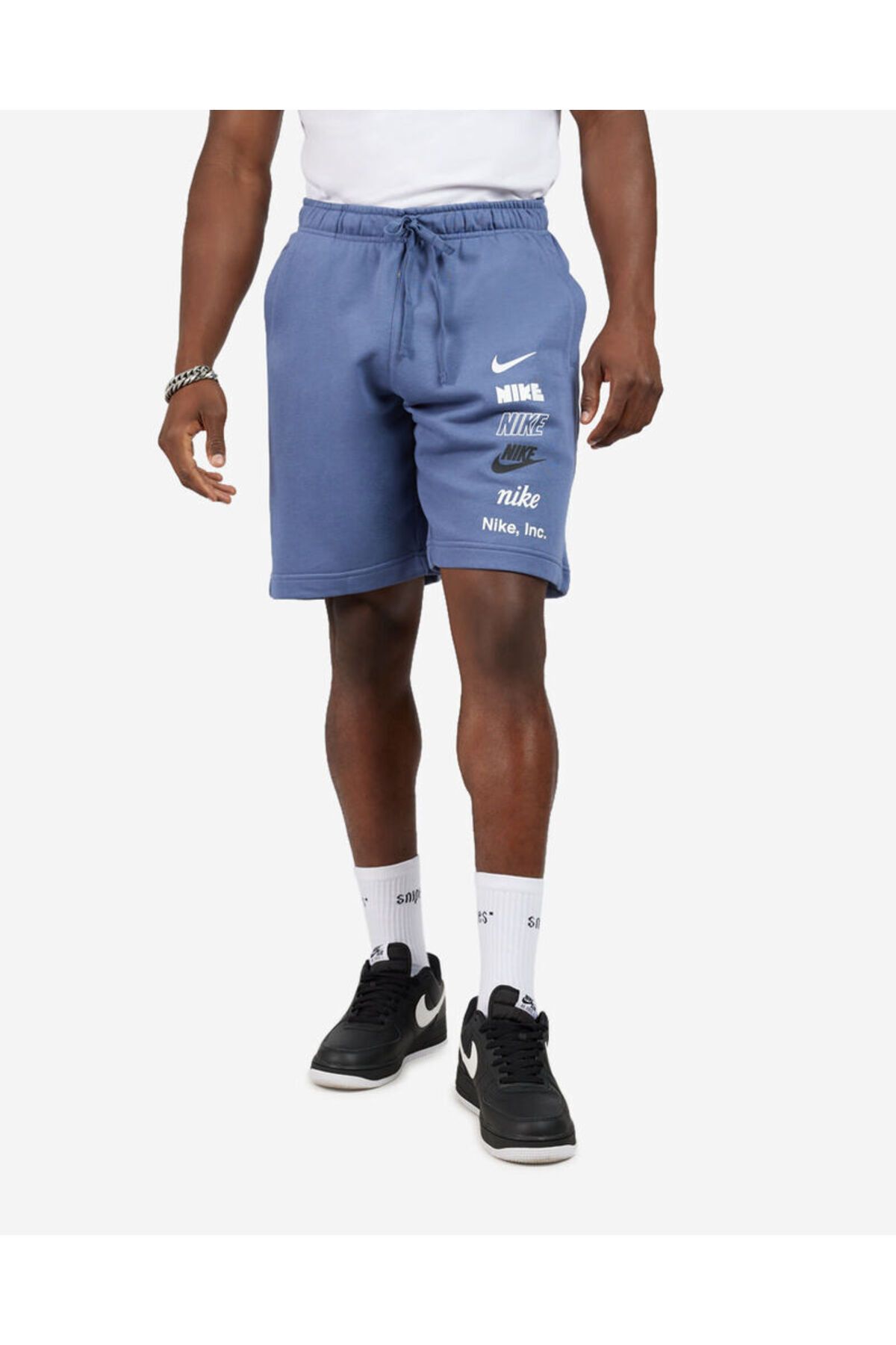 Nike Sports Shorts - Gray - Normal Waist - Trendyol